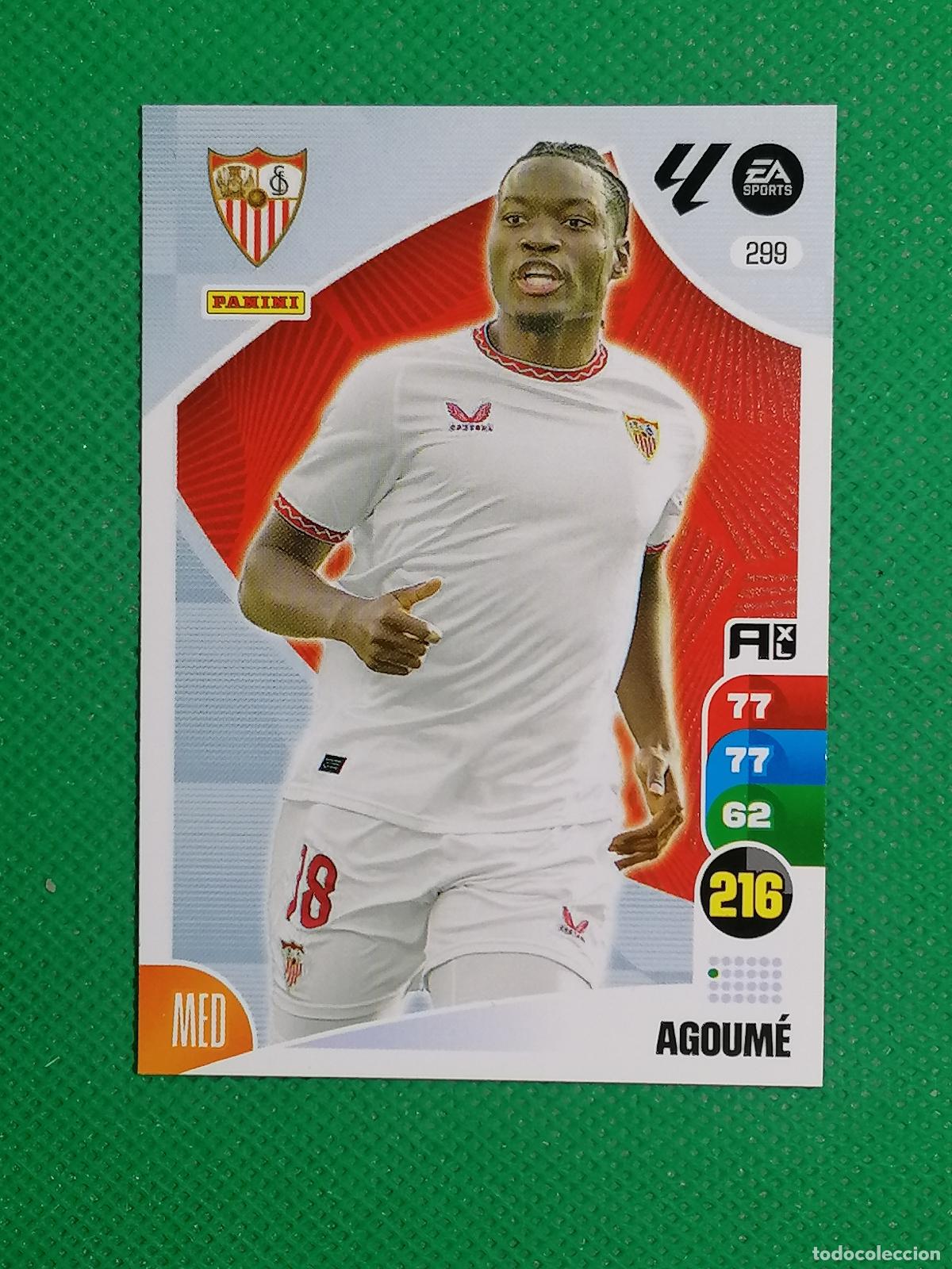 Cromos de f&uacute;tbol: 299 AGOUME SEVILLA ⚽ PANINI LIGA ADRENALYN XL 2024 2025 24 25 ⚽
