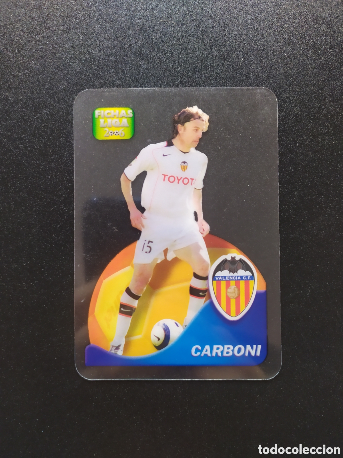 Cartes &agrave; collectionner de Football: Mundicromo danet 2006 2007 06 07 Carboni lamincard n&deg; 545 Valencia