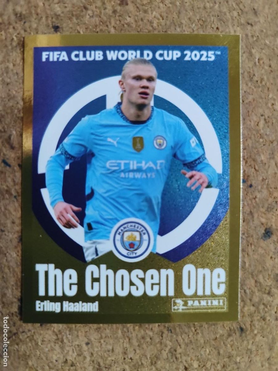 Cromos de F&uacute;tbol: FIFA CLUB WORLD CUP 2025 ( MUNDIAL DE CLUB) STICKER HAALAND CITY # 421 PANINI
