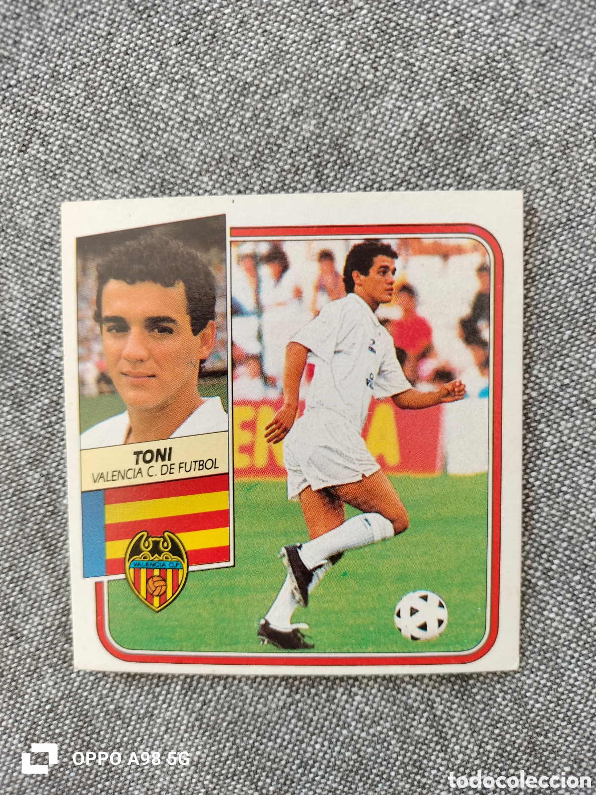 Football Stickers: Cromo fichaje 21 Toni Valencia Ediciones Este liga temporada 1989 1990 89 90