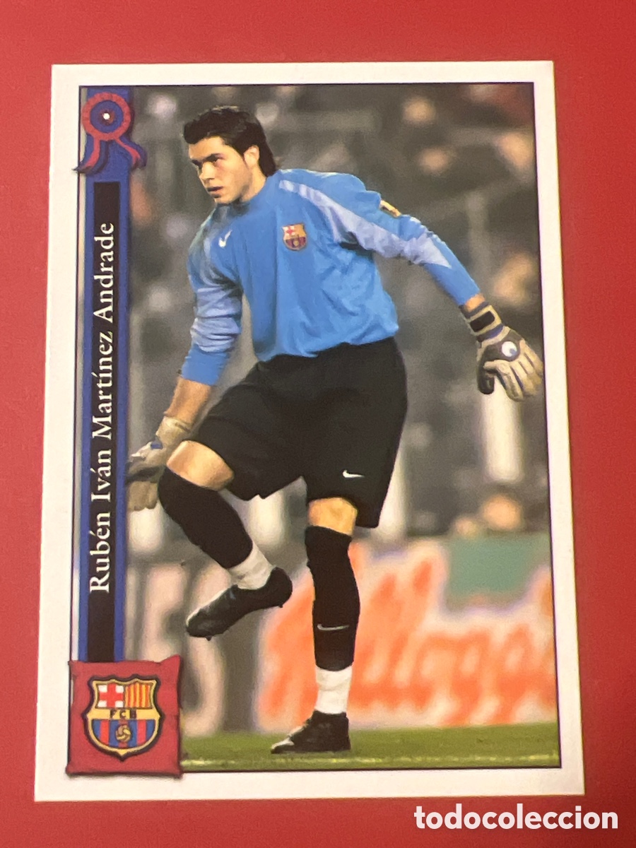 Figurine di Calcio: E1692. 6 RUB&Eacute;N FC BARCELONA 05 06 MUNDICROMO LAS FICHAS DE LA LIGA 2005 2006