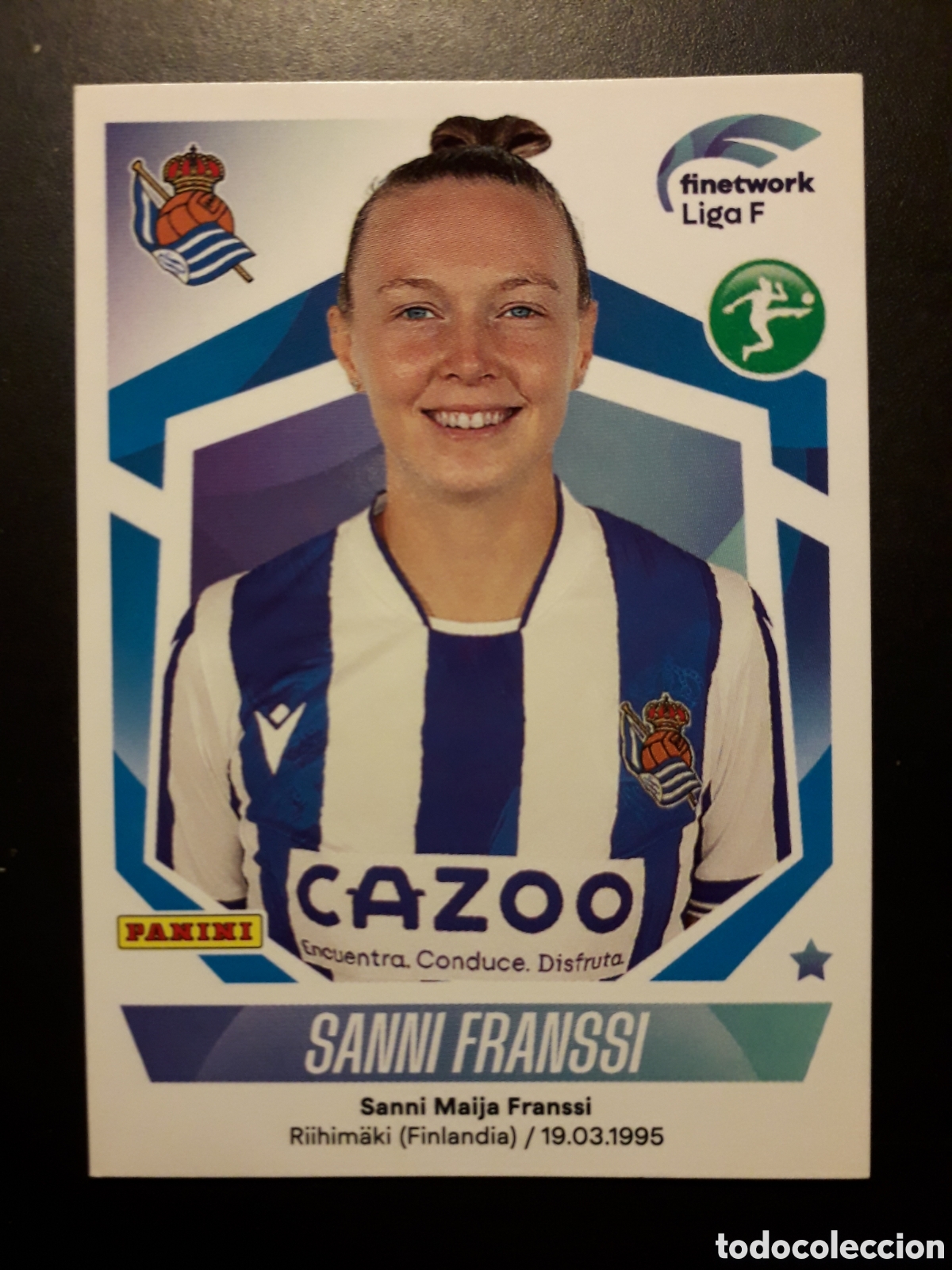 Fu&szlig;ball-Sticker: SANNI FRANCIS REAL SOCIEDAD N&deg; 252 LIGA F FEMENINA 2022 2023 22 23 PANINI SIN PEGAR PEDIDO M&Iacute;NIMO 3&euro;