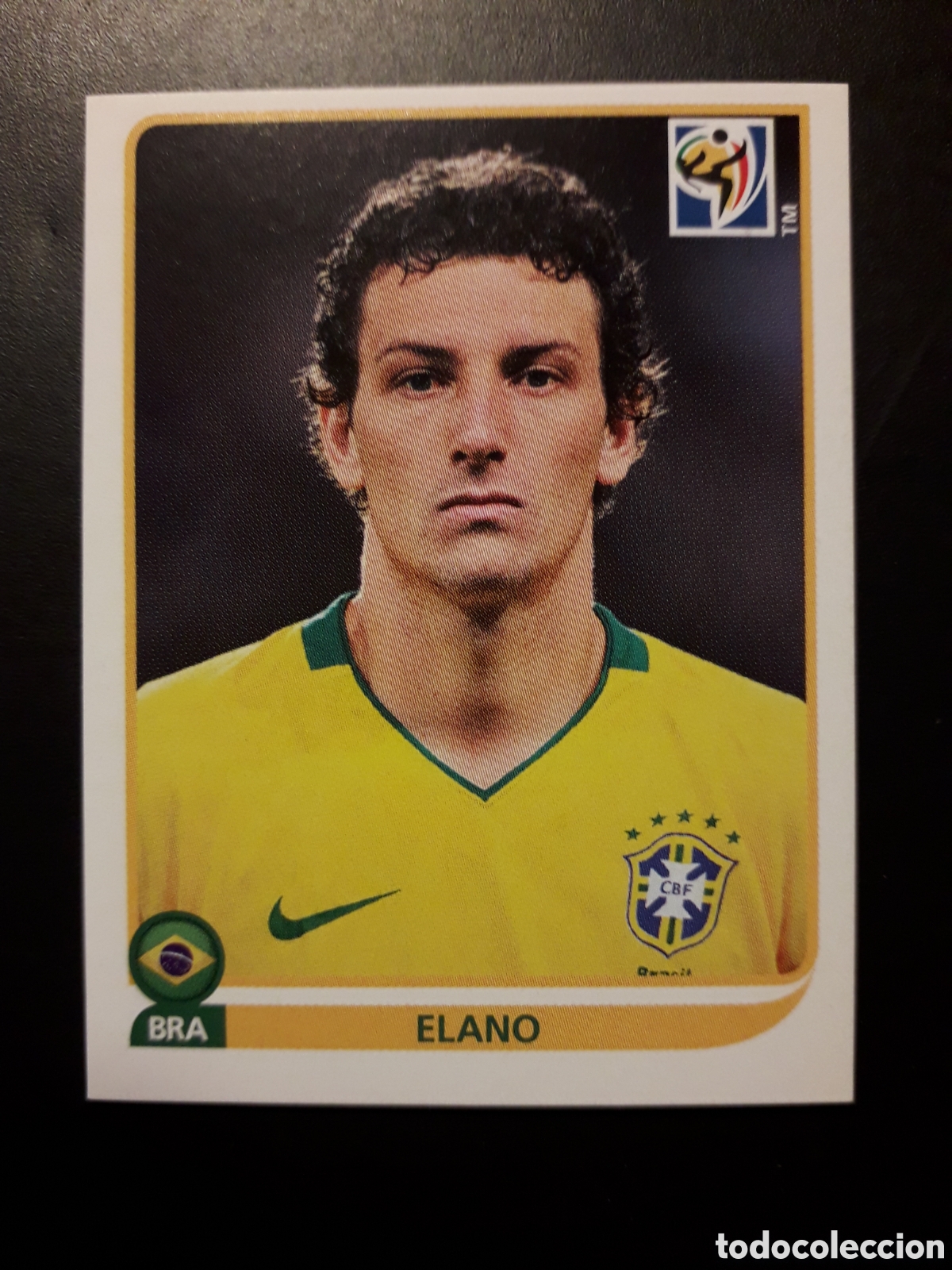 Cromos de f&uacute;tbol: ELANO BRASIL N&deg; 498 MUNDIAL SUD&Aacute;FRICA 2010 PANINI, PEDIDO M&Iacute;NIMO 3&euro;