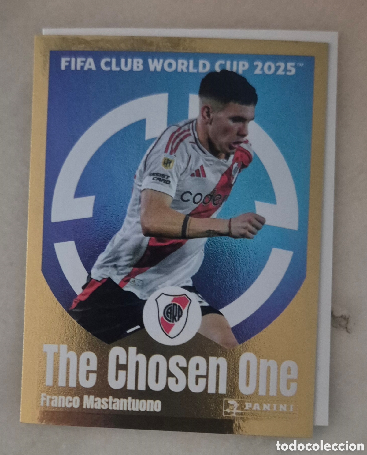 Cromos de F&uacute;tbol: 277 mastantuono river plate the chosen one fifa club World cup 2025 sticker