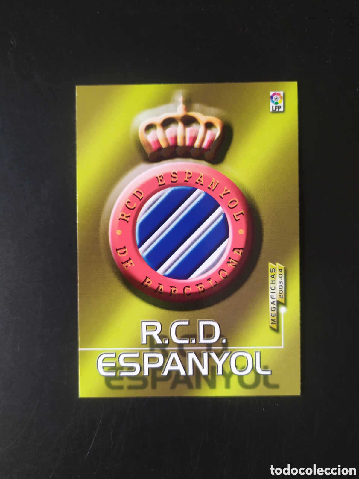 Cromos de f&uacute;tbol: Megafichas 2003 2004 03 04 panini escudo n&ordm; 127 Espanyol megacracks