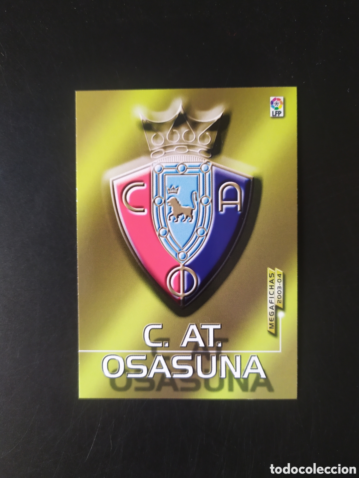 Fu&szlig;ball-Sticker: Megafichas 2003 2004 03 04 panini escudo n&deg; 217 Osasuna megacracks