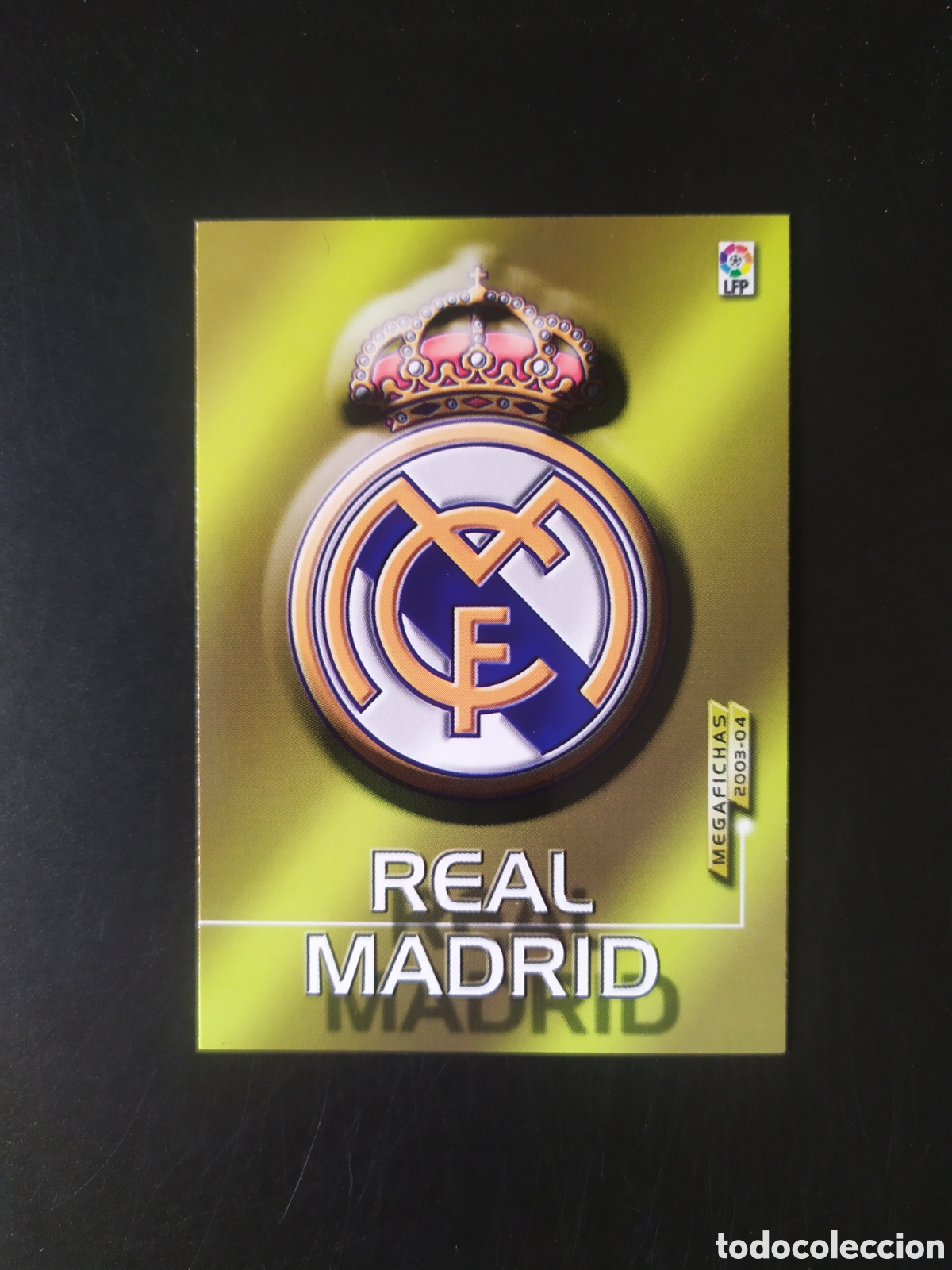 Cromos de F&uacute;tbol: Megafichas 2003 2004 03 04 panini escudo n&ordm; 145 Real Madrid megacracks