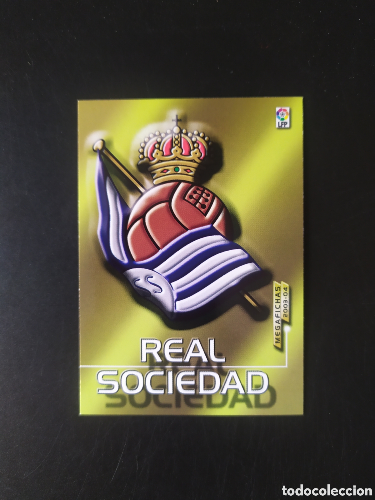 Fu&szlig;ball-Sticker: Megafichas 2003 2004 03 04 panini escudo n&ordm; 271 Real Sociedad megacracks