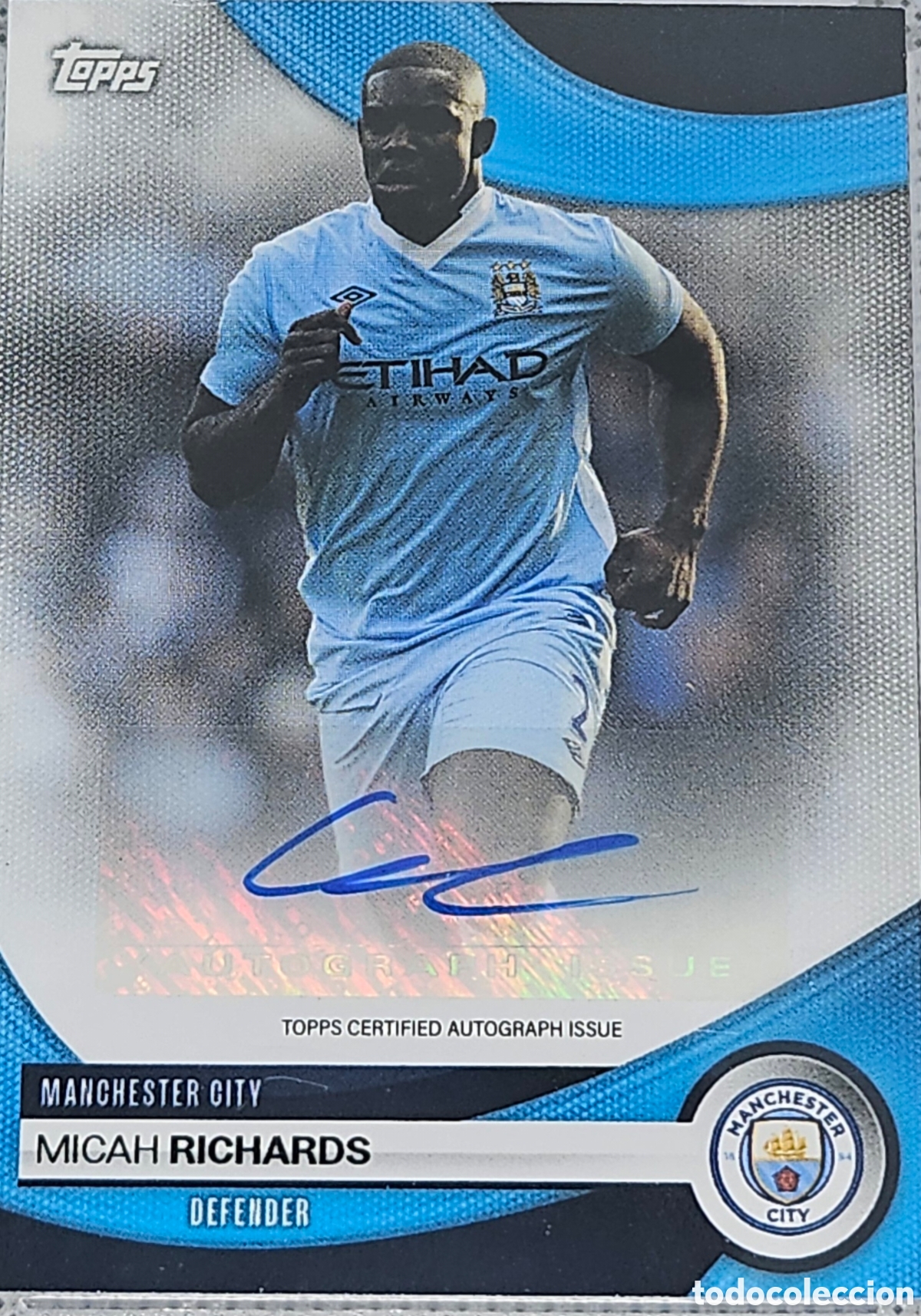 Cromos de F&uacute;tbol: Topps Manchester City Team Set 23-24 Micah Richards