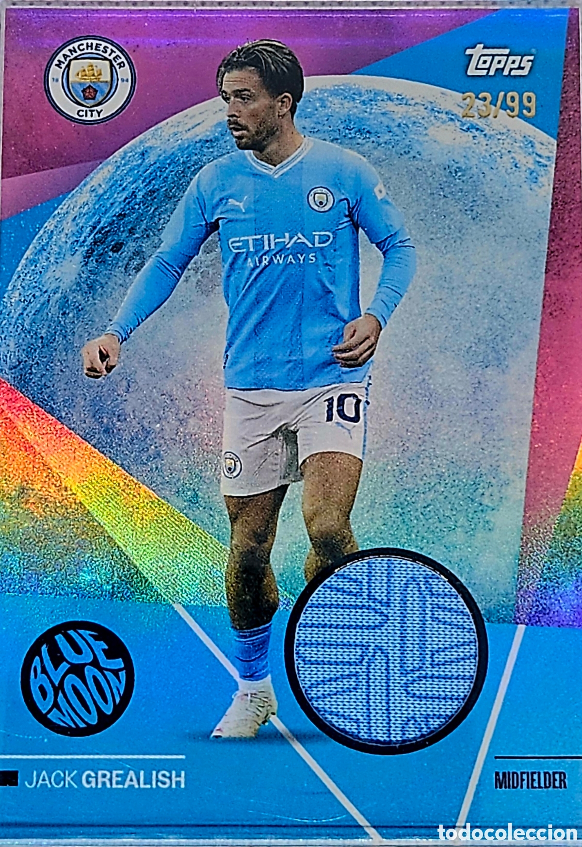Cromos de F&uacute;tbol: Topps Manchester City Team Set 23-24 Jack Grealish