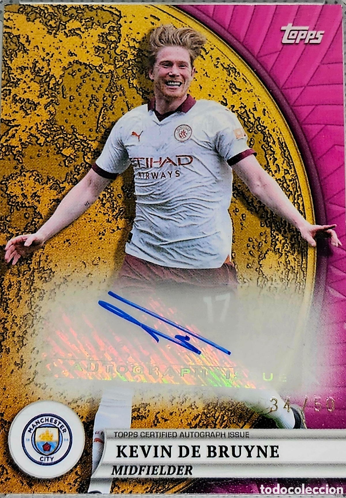 Cromos de F&uacute;tbol: Topps Manchester City Blue Moon 24-25 Kevin de Bruyne
