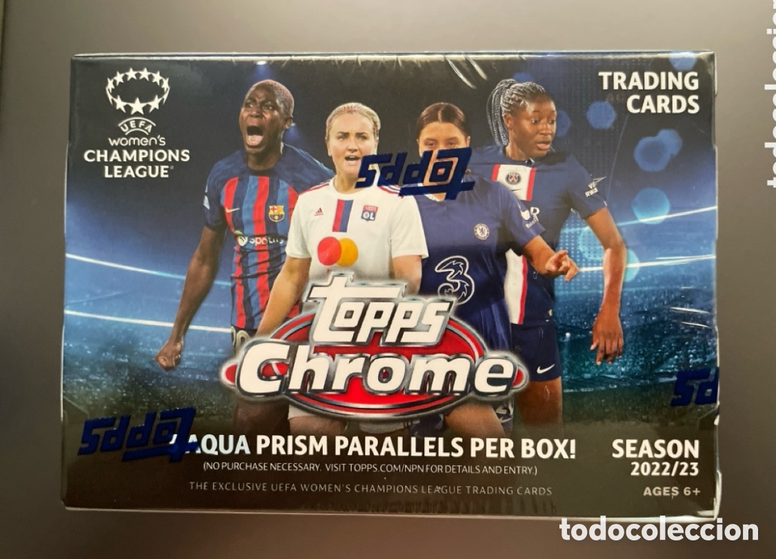 Cromos de F&uacute;tbol: Caja Topps Chrome Women Champions League 2022-23