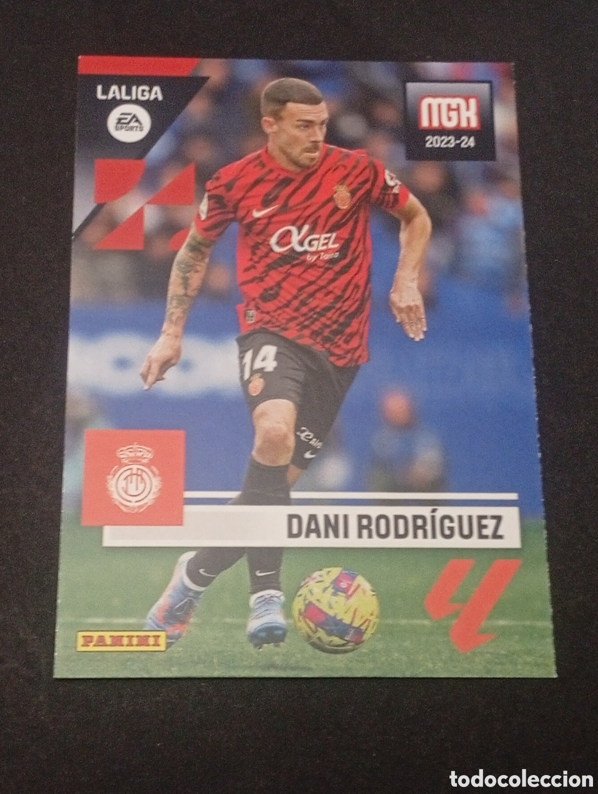 Fu&szlig;ball-Sticker: 264 DANI RODR&Iacute;GUEZ MALLORCA MEGACRACKS 2023 2024 24 CROMO CARD ADRENALYN PANINI