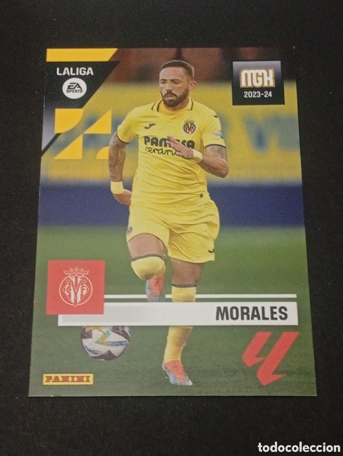 Fu&szlig;ball-Sticker: 376 MORALES VILLARREAL MEGACRACKS 2023 2024 24 CROMO CARD ADRENALYN PANINI