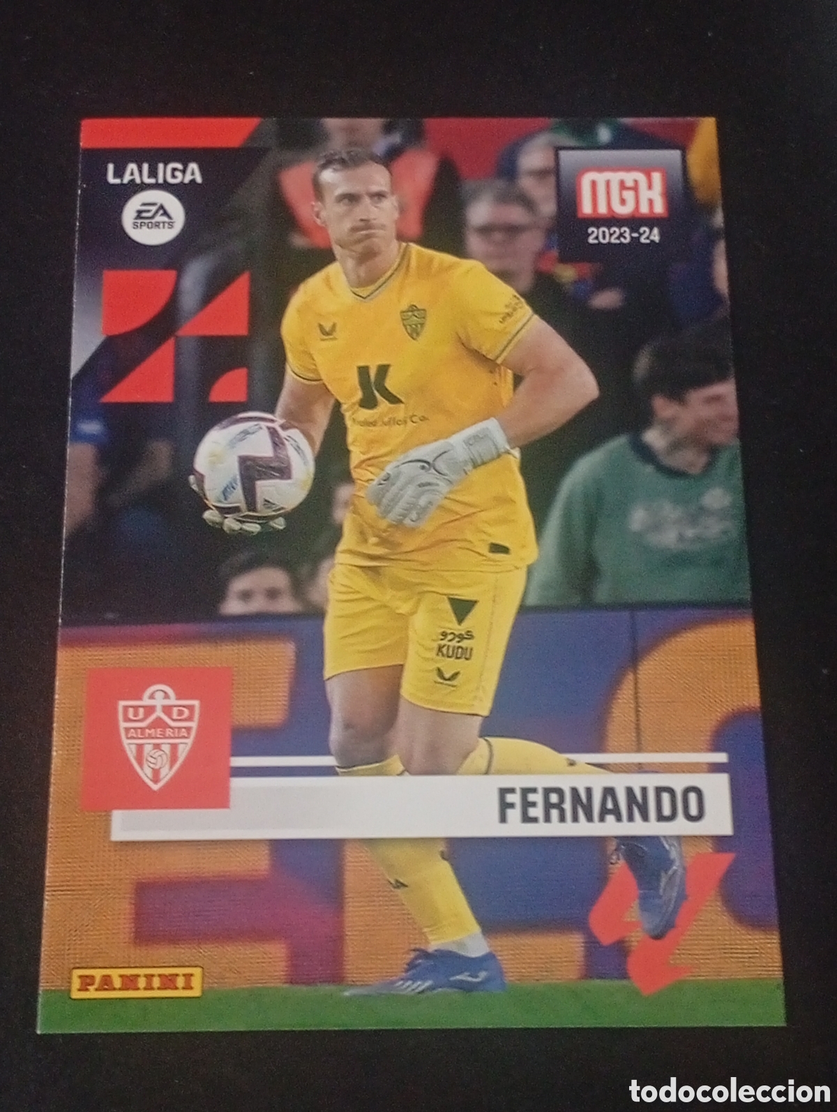 Fu&szlig;ball-Sticker: 38 FERNANDO ALMERIA MEGACRACKS 2023 2024 24 CROMO CARD ADRENALYN PANINI
