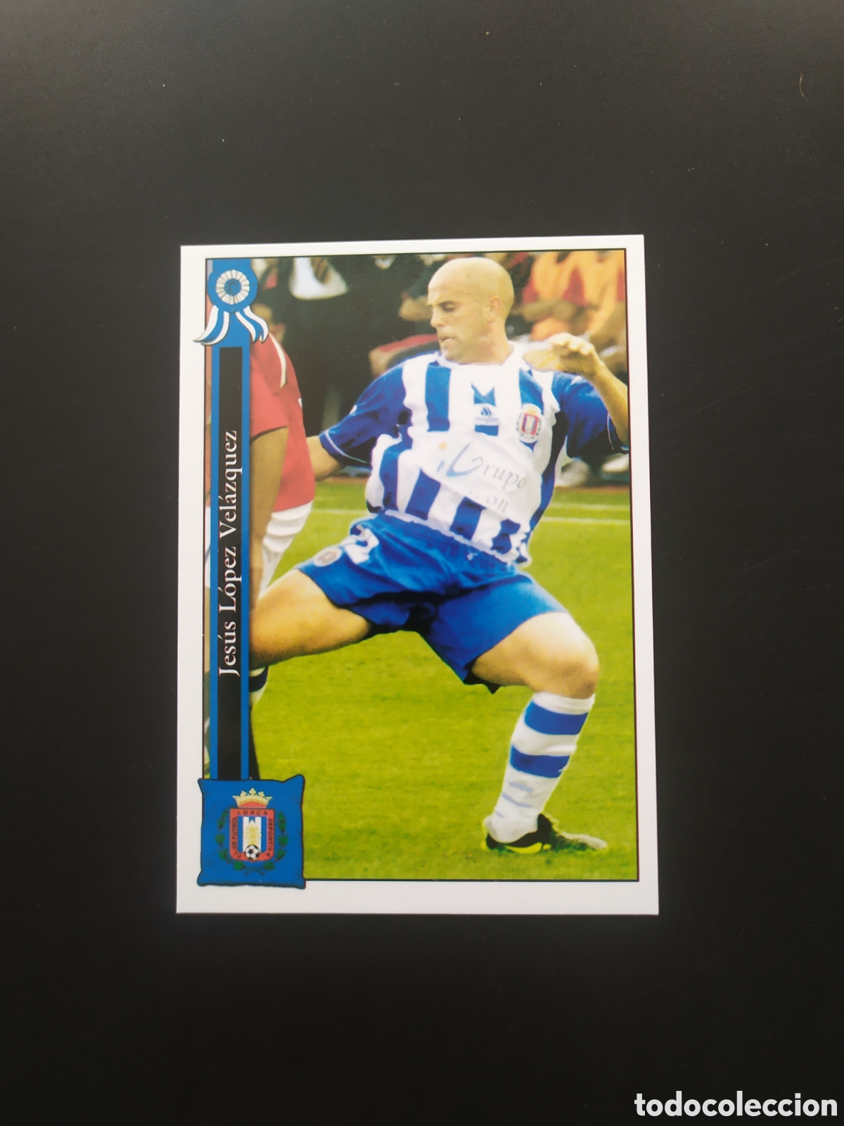 Cromos de F&uacute;tbol: Mundicromo fichas Liga 2005 2006 05 06 Vel&aacute;zquez n&deg; 1050 Lorca