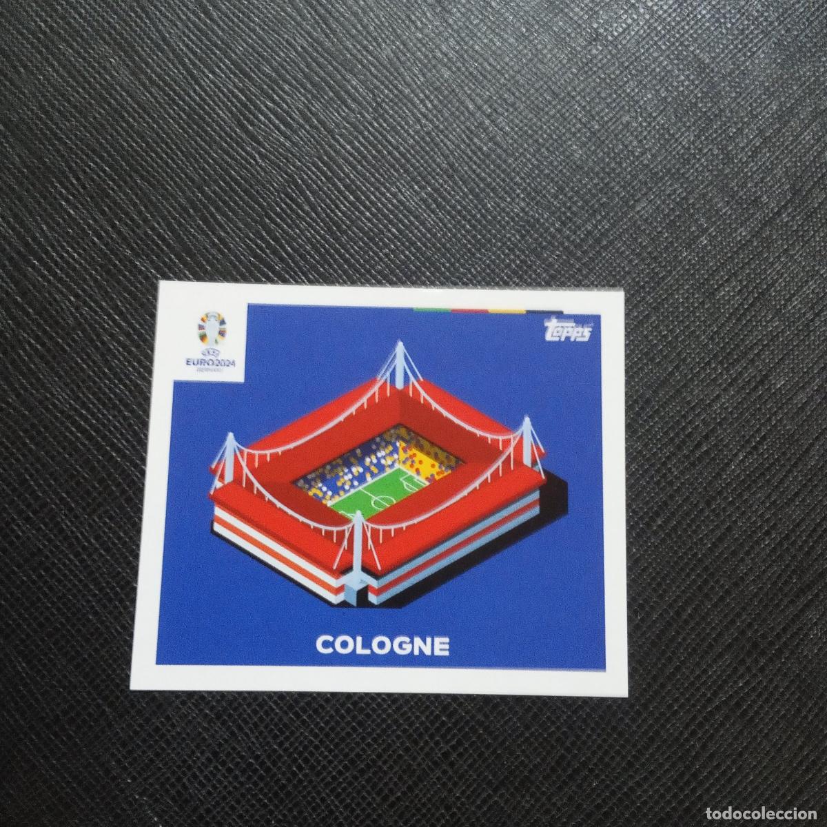 Cromos de f&uacute;tbol: 2 COLOGNE ESTADIO TOPPS EUROCOPA ALEMANIA 2024 EURO CROMO FUTBOL 24 - SIN PEGAR - A194 PG49