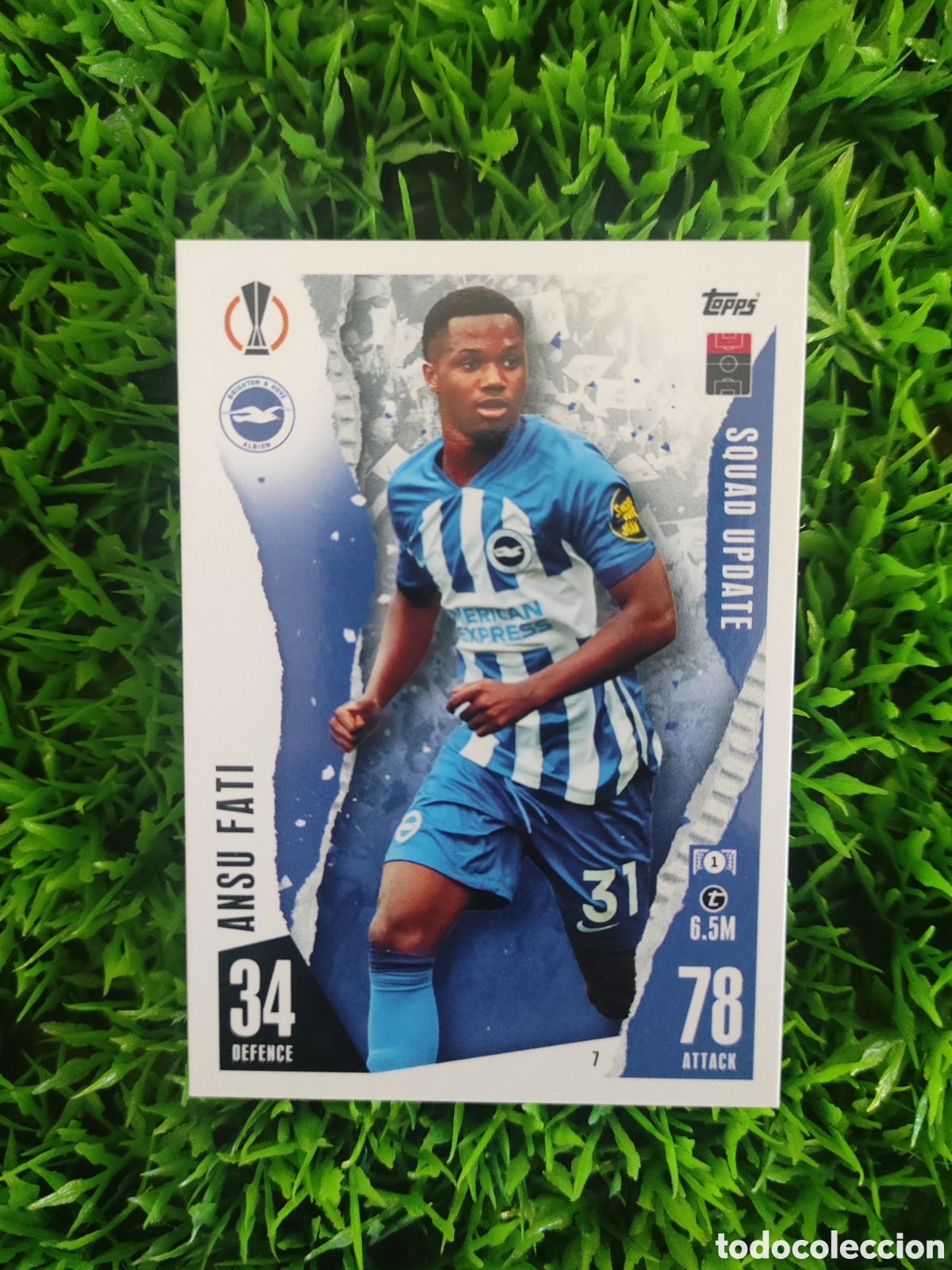 Cromos de F&uacute;tbol: Ansu Fati Brighton SQUAD UPDATE Match Attax Extra 23-24 # 7