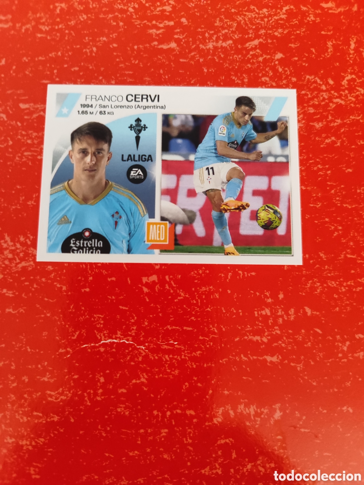 Fu&szlig;ball-Sticker: CROMO CERVI CELTA N&Uacute;MERO 12. LIGA ESTE 23/24
