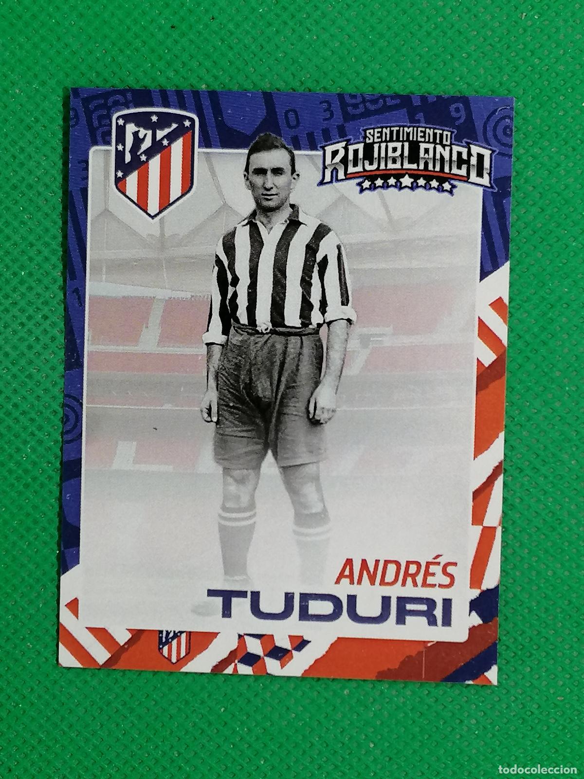 Fu&szlig;ball-Sticker: ANDRES TUDURI 62 CENTROCAMPISTAS ⚽ ATLETICO DE MADRID STICKER SENTIMIENTO ROJIBLANCO ⚽