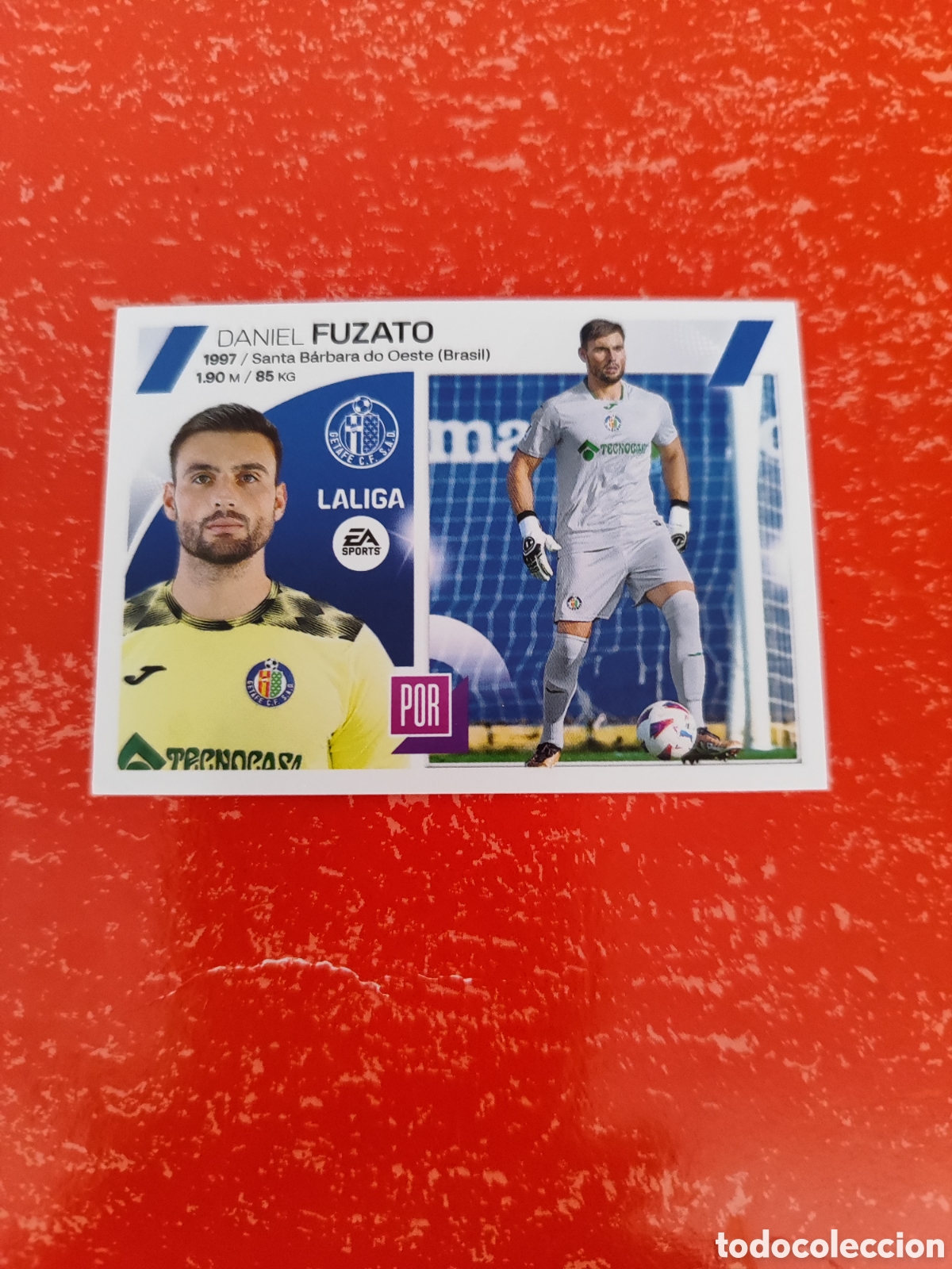Fu&szlig;ball-Sticker: CROMO FUZATO GETAFE N&Uacute;MERO 4. LIGA ESTE 23/24. SEGUNDA EDICI&Oacute;N.