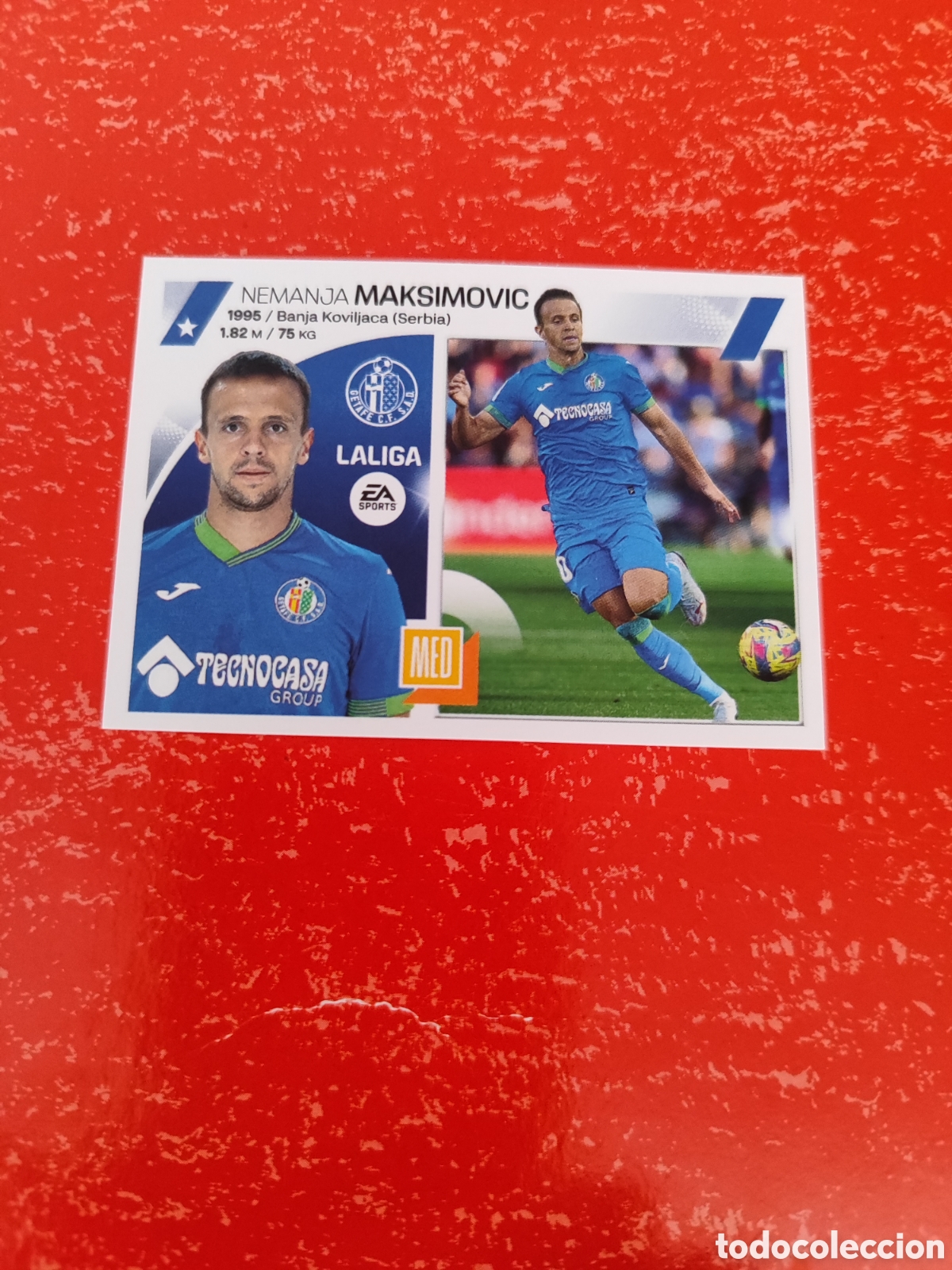 Fu&szlig;ball-Sticker: CROMO MAKSIMOVIC GETAFE N&Uacute;MERO 11. LIGA ESTE 23/24.
