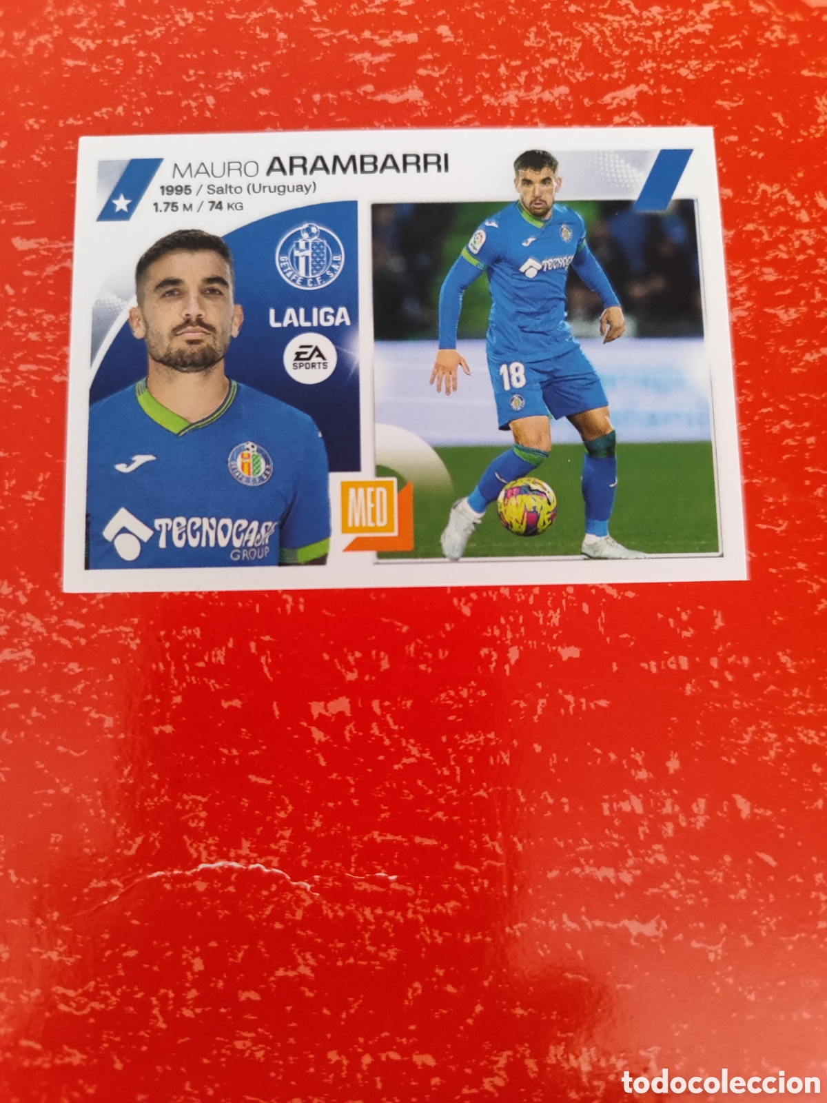 Figurine di Calcio: CROMO ARAMBARRI GETAFE N&Uacute;MERO 13. LIGA ESTE 23/24.