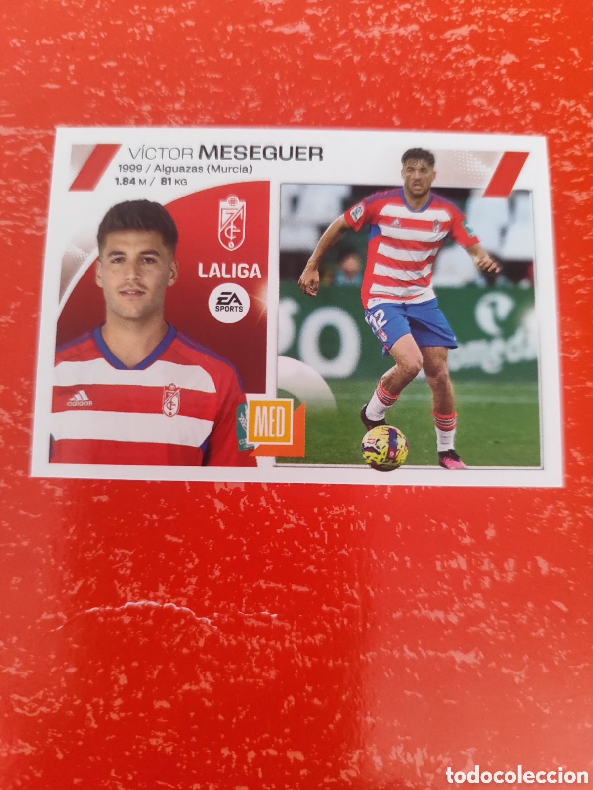 Fu&szlig;ball-Sticker: CROMO MESEGUER GRANADA N&Uacute;MERO 13B. LIGA ESTE 23/24.