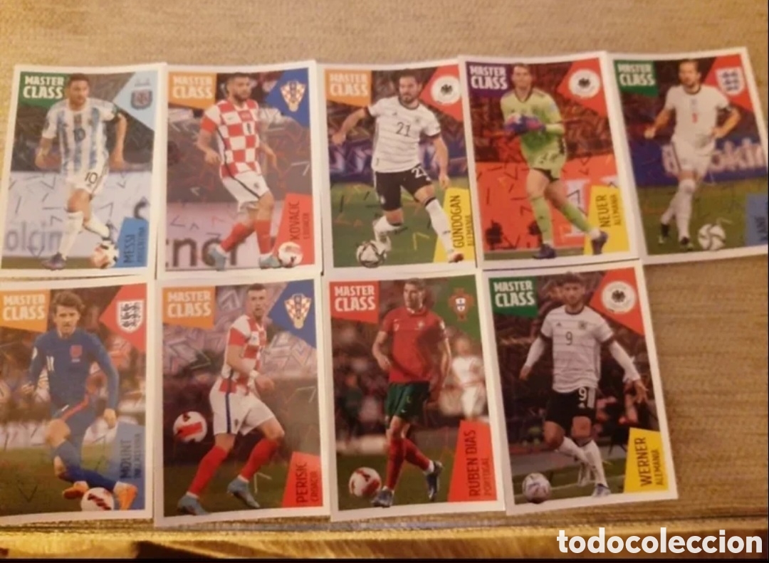 Cromos de f&uacute;tbol: Lote 10 Cromos Master Class - F&uacute;tbol Carrefour