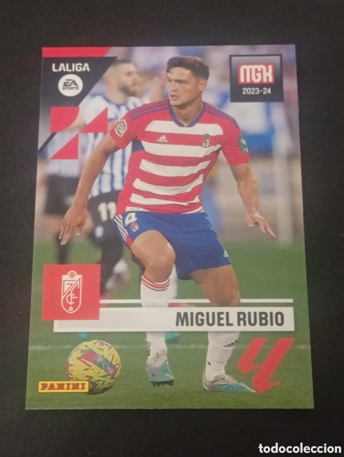 Fu&szlig;ball-Sticker: 203 MIGUEL RUBIO GRANADA MEGACRACKS 2023 2024 24 CROMO CARD ADRENALYN PANINI