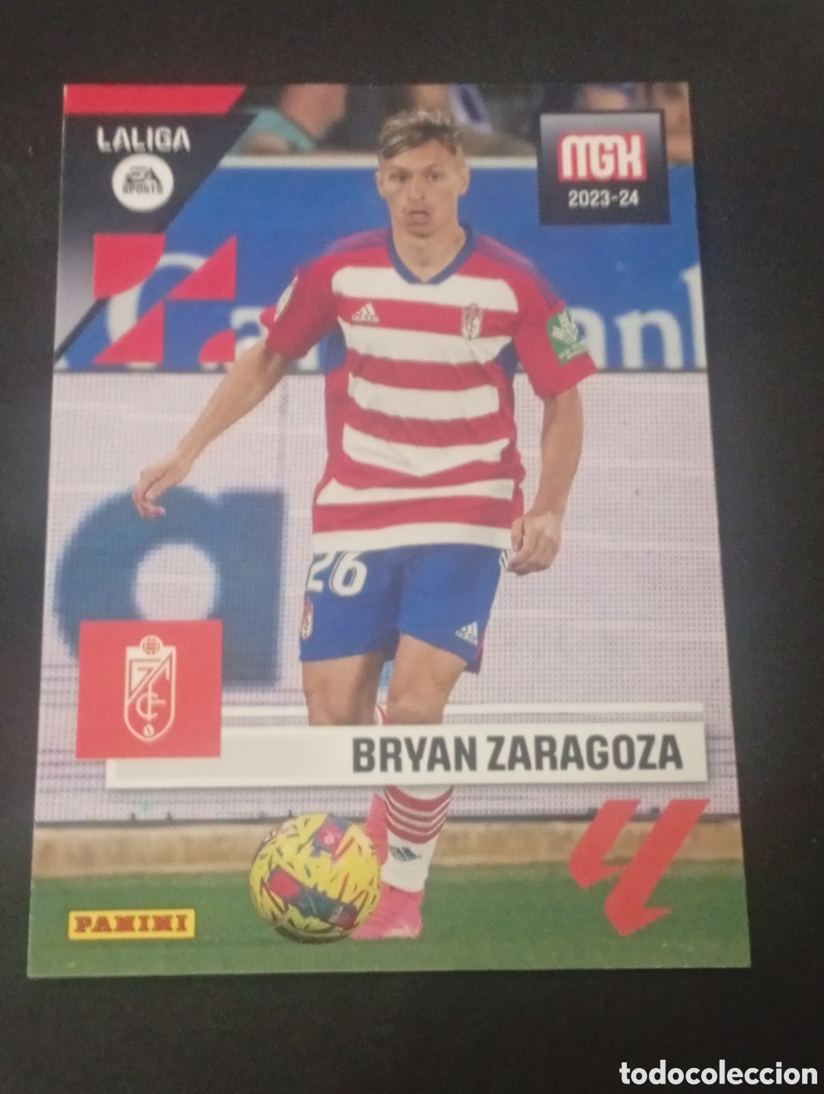 Football Stickers: 214 BRYAN ZARAGOZA GRANADA MEGACRACKS 2023 2024 24 CROMO CARD ADRENALYN PANINI