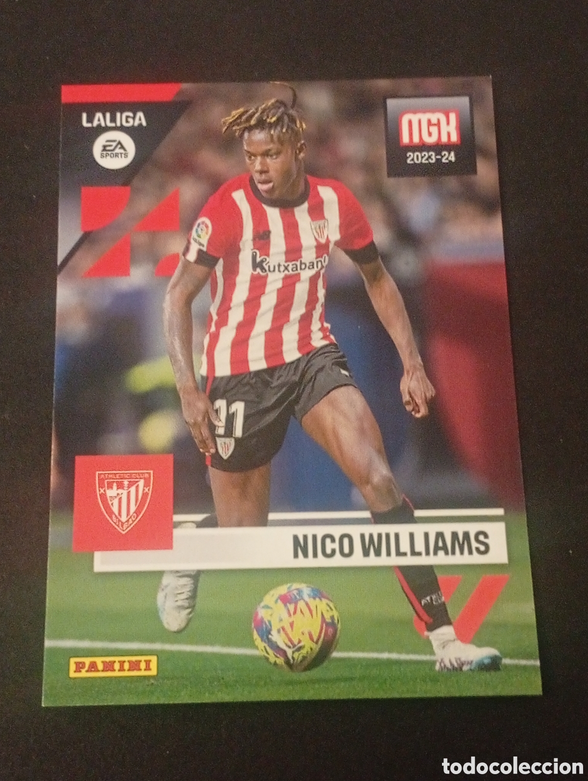 Figurine di Calcio: 69 NICO WILLIAMS ATHLETIC DE BILBAO MEGACRACKS 2023 2024 23 24 CROMO CARD ADRENALYN PANINI