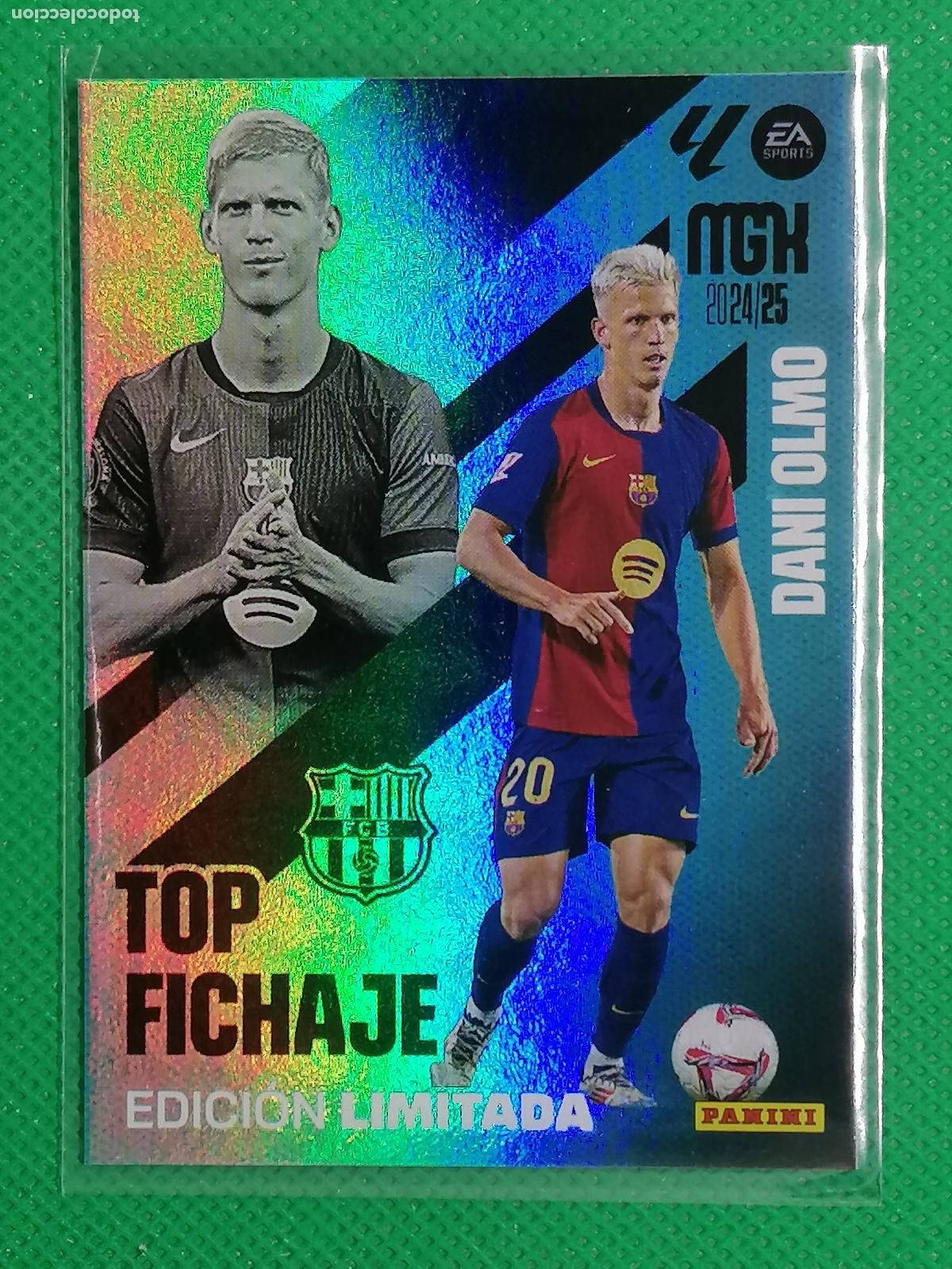 Fu&szlig;ball-Sticker: TOP FICHAJE DANI OLMO BARCELONA EDICION LIMITADA ⚽ PANINI LIGA MEGACRACKS 24 25 2024 2025 ⚽