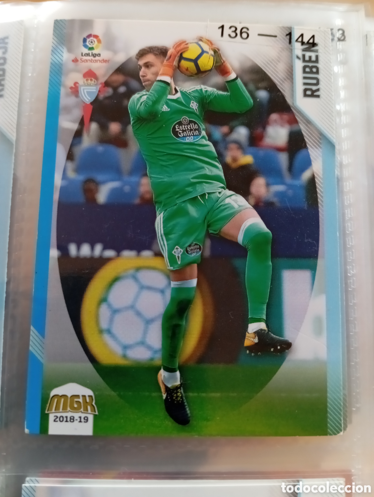 Fu&szlig;ball-Sticker: Ruben Celta Ficha Cromo de futbol Megacracks 2018-2019 MGK 18-19. Liga Espa&ntilde;ola 2018-2019 Panini