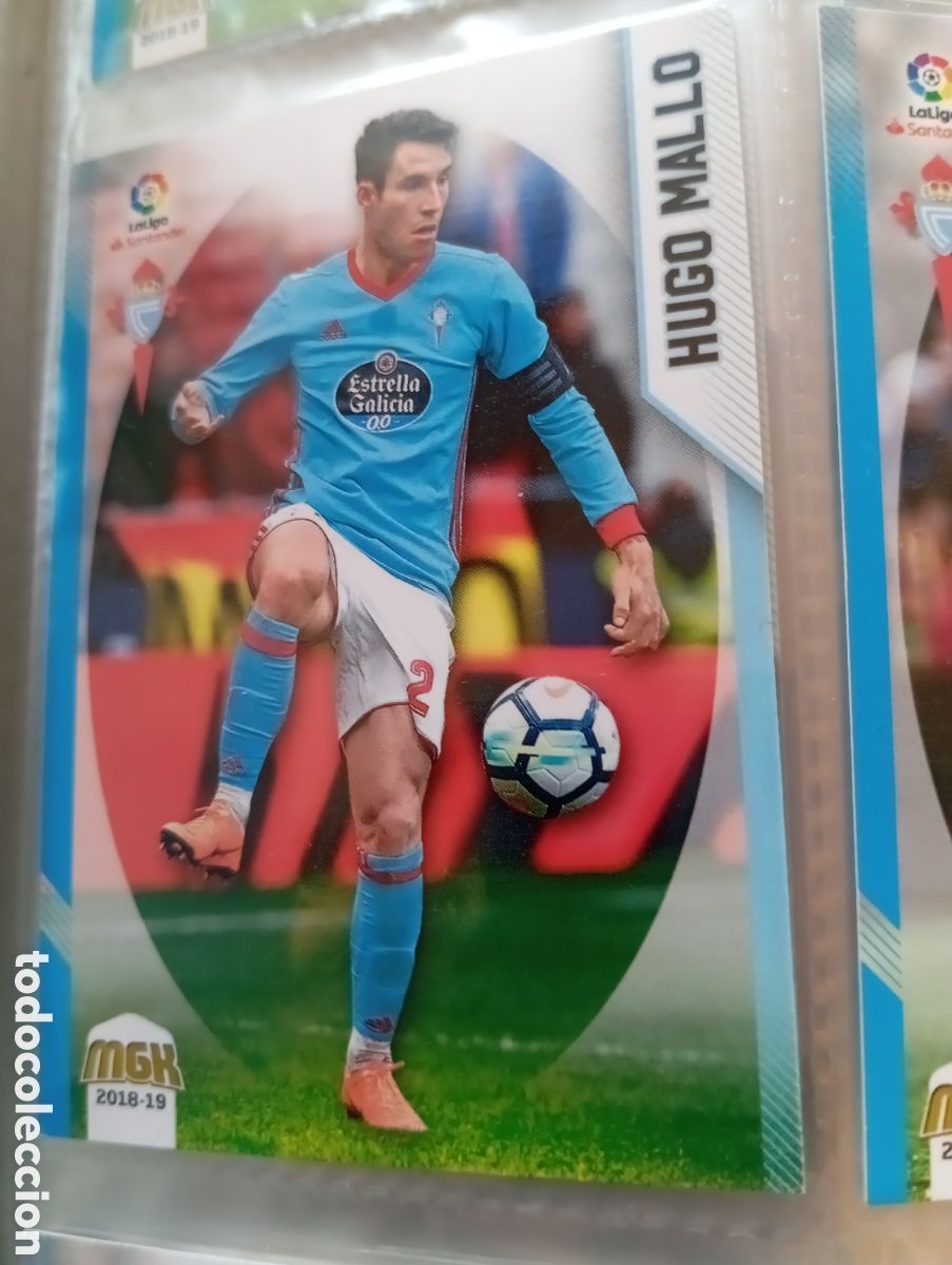 Fu&szlig;ball-Sticker: Hugo Mallo Celta Ficha Cromo de futbol Megacracks 2018-2019 MGK 18-19 Liga Espa&ntilde;ola 2018-2019 Panini