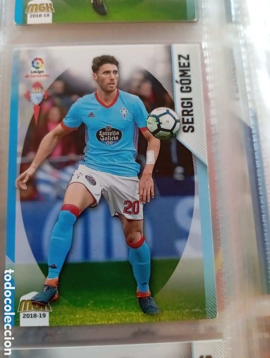 Fu&szlig;ball-Sticker: Sergi Gomez Celta Ficha Cromo de futbol Megacrack 2018-2019 MGK 18-19 Liga Espa&ntilde;ola 2018-2019 Panini