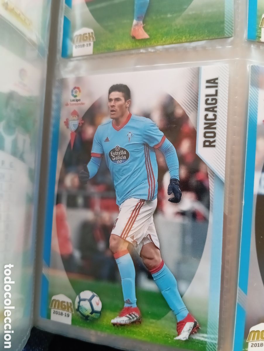 Fu&szlig;ball-Sticker: Roncaglia Celta Ficha Cromo de futbol Megacrack 2018-2019 MGK 18-19 Liga Espa&ntilde;ola 2018-2019 Panini