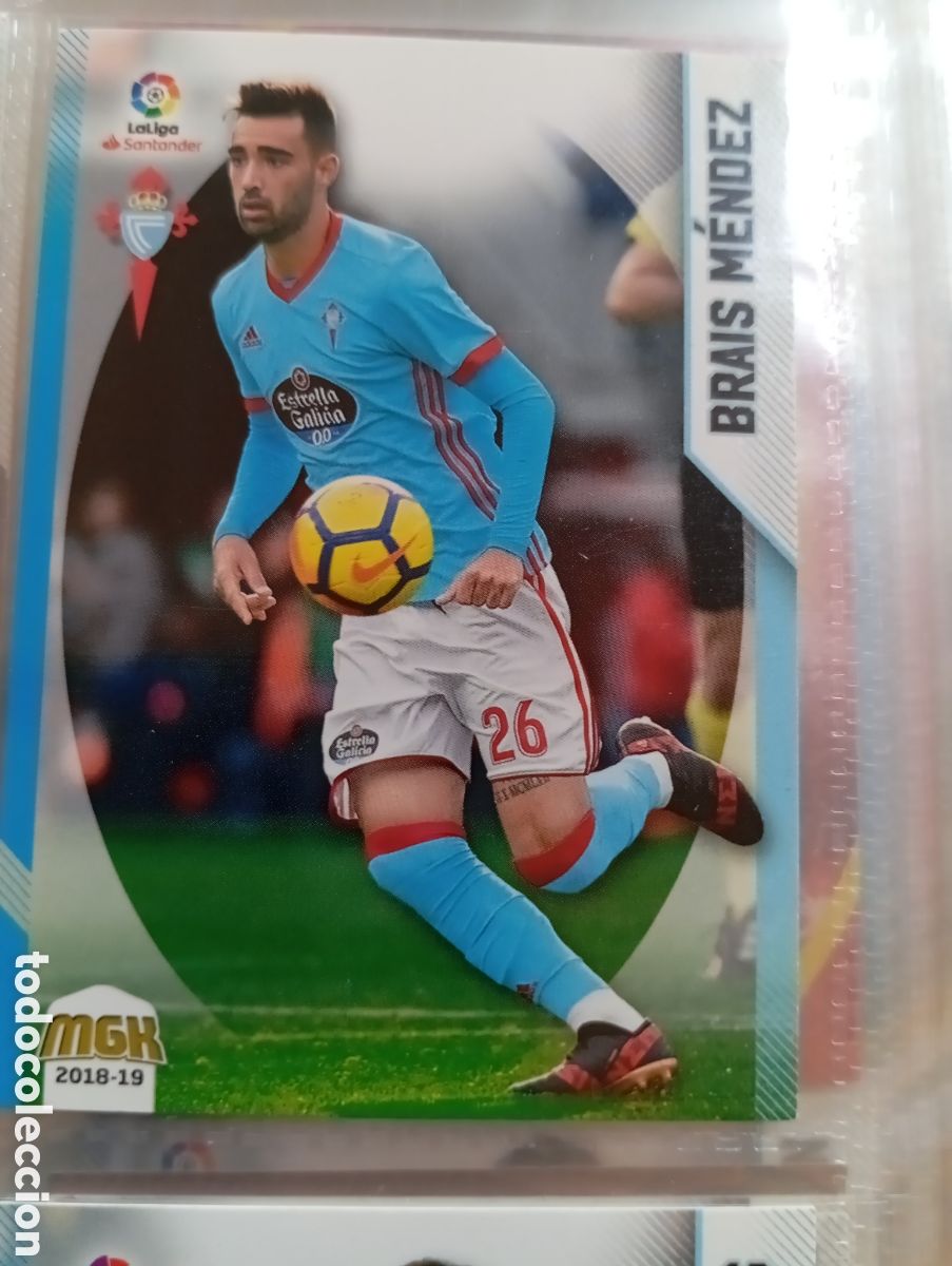 Fu&szlig;ball-Sticker: Brais Mendez Celta Ficha Cromo futbol Megacrack 2018-2019 MGK 18-19 Liga Espa&ntilde;ola 2018-2019 Panini