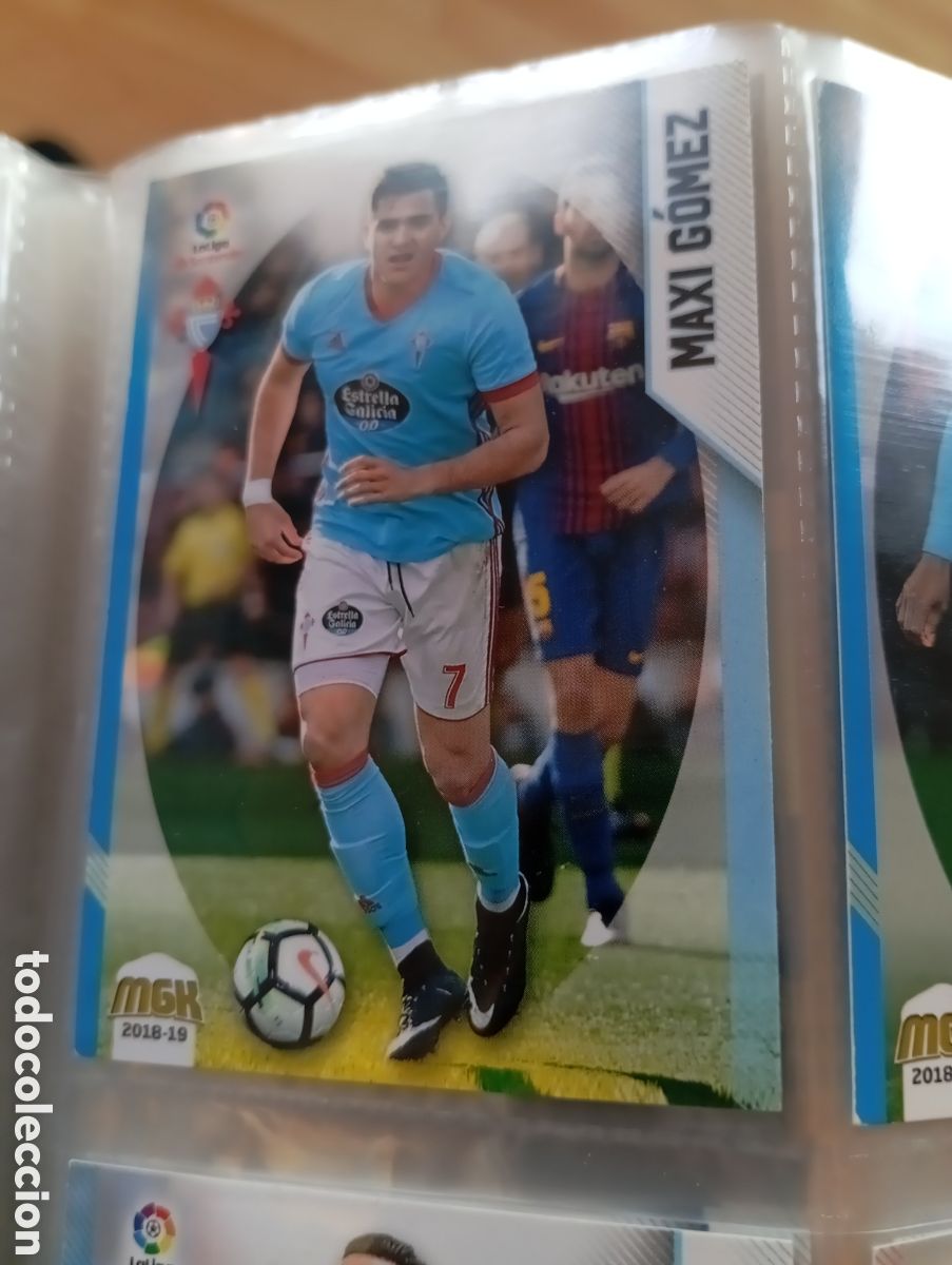 Fu&szlig;ball-Sticker: Maxi Gomez Celta Ficha Cromo futbol Megacrack 2018-2019 MGK 18-19 Liga Espa&ntilde;ola 2018-2019 Panini