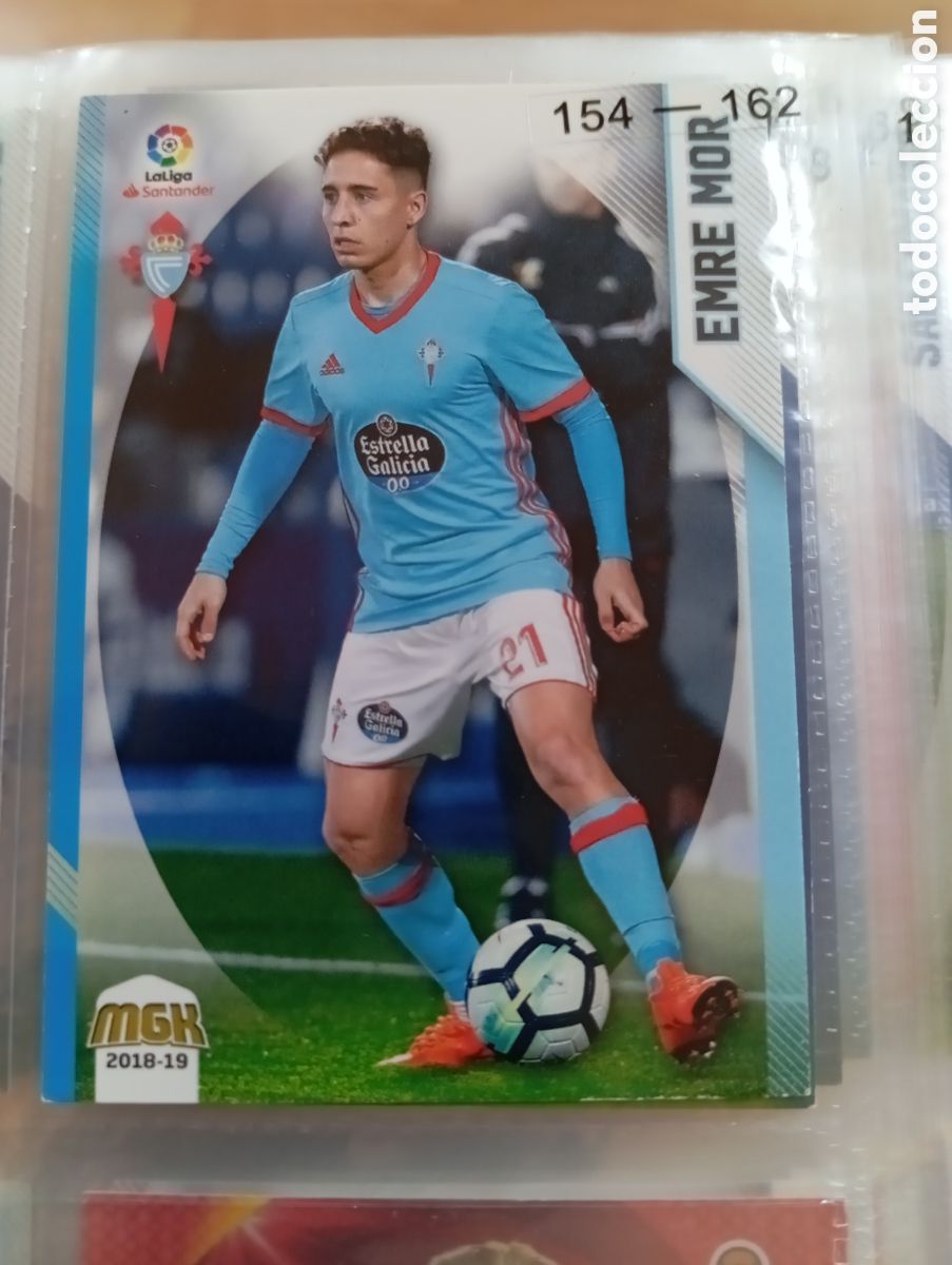 Cromos de F&uacute;tbol: Emre Mor Celta Ficha Cromo de futbol Megacracks 2018-2019 MGK 18-19 Liga Espa&ntilde;ola 2018-2019 Panini