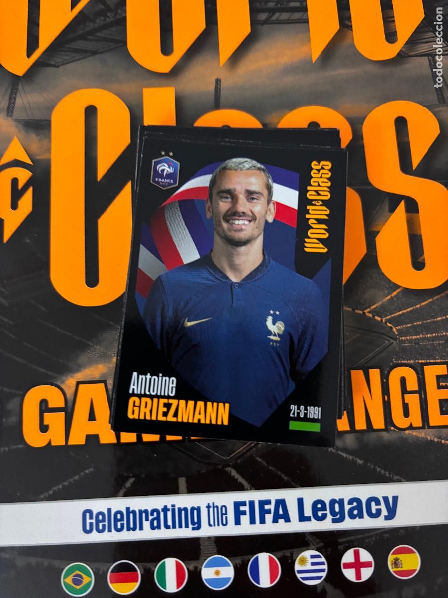 Cartes &agrave; collectionner de Football: 208 GRIEZMANN FRANCIA WORLD CLASS 24 25 2024 2025 - WORLD CLASS