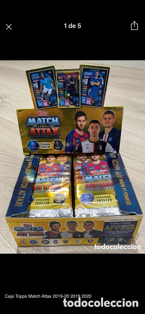 Fu&szlig;ball-Sticker: Caja Topps Match Attax 2019-20 2019 2020