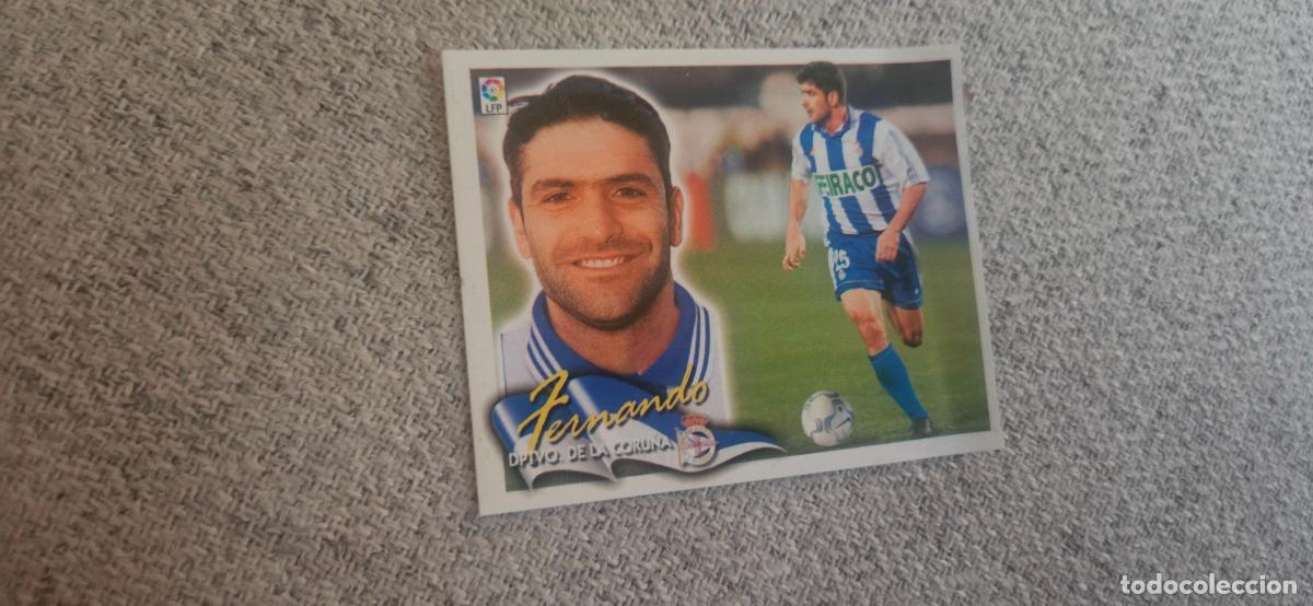 Cromos de f&uacute;tbol: Fernando dl deportivo de la Coru&ntilde;a este 2000 2001 00 01 ventanilla - Foto 1
