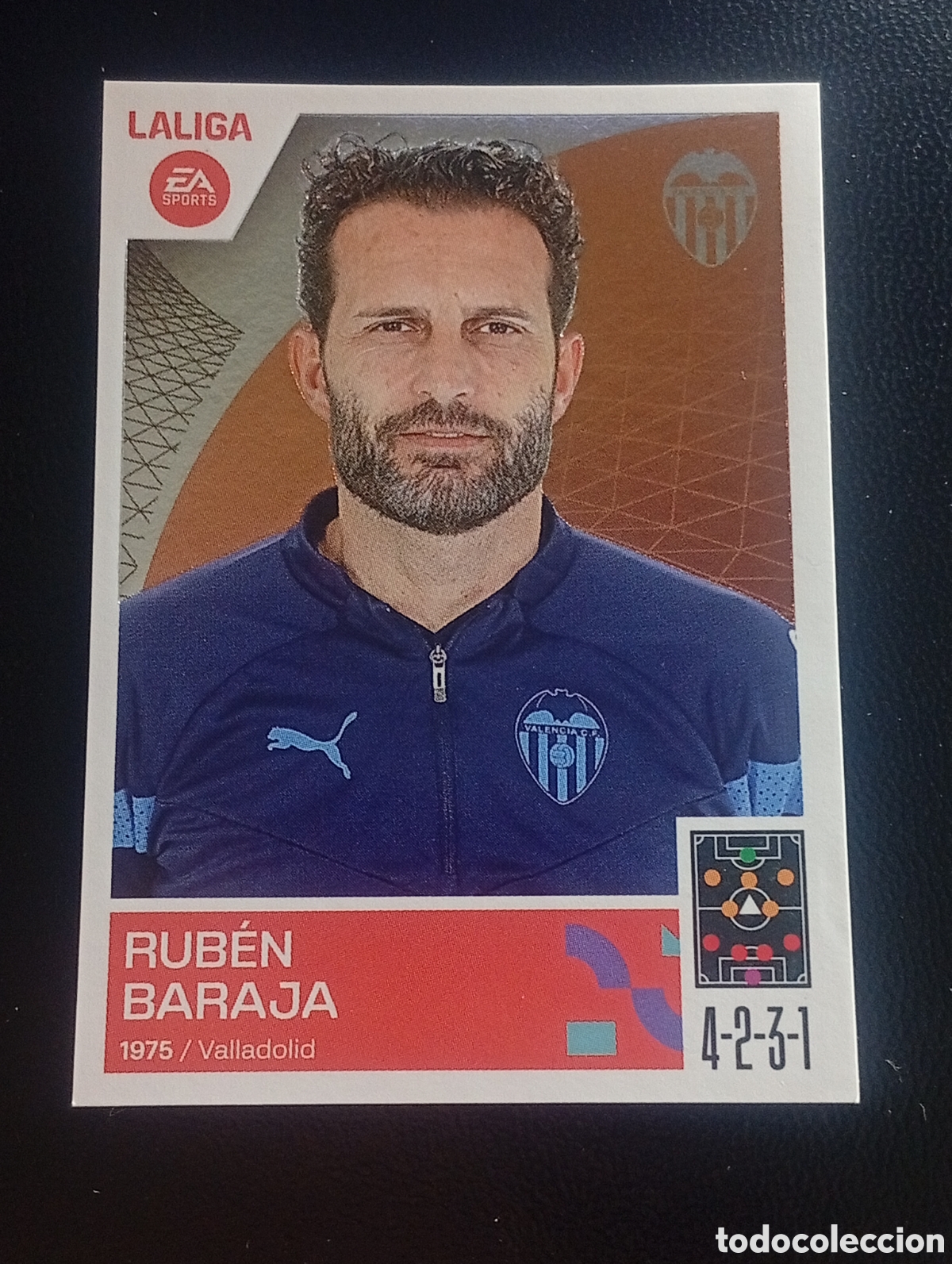 Figurine di Calcio: 2 entrenador RUBEN BARAJA VALENCIA EDITORIAL LA LIGA ESTE PANINI 2023 2024 23 24 CROMOS STICKERS