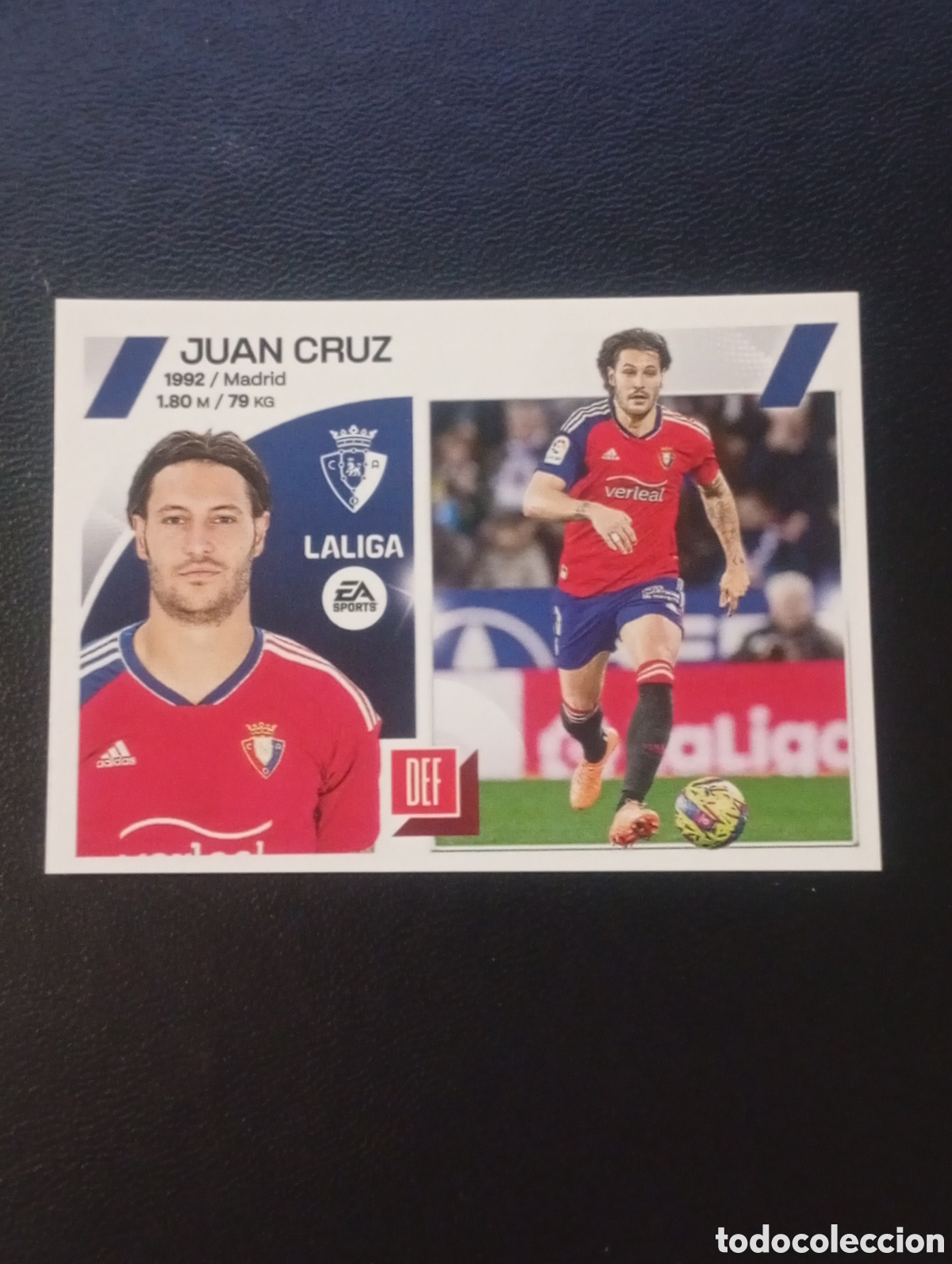 Fu&szlig;ball-Sticker: 10 JUAN CRUZ OSASUNA EDITORIAL LA LIGA ESTE PANINI 2023 2024 23 24 CROMOS STICKERS