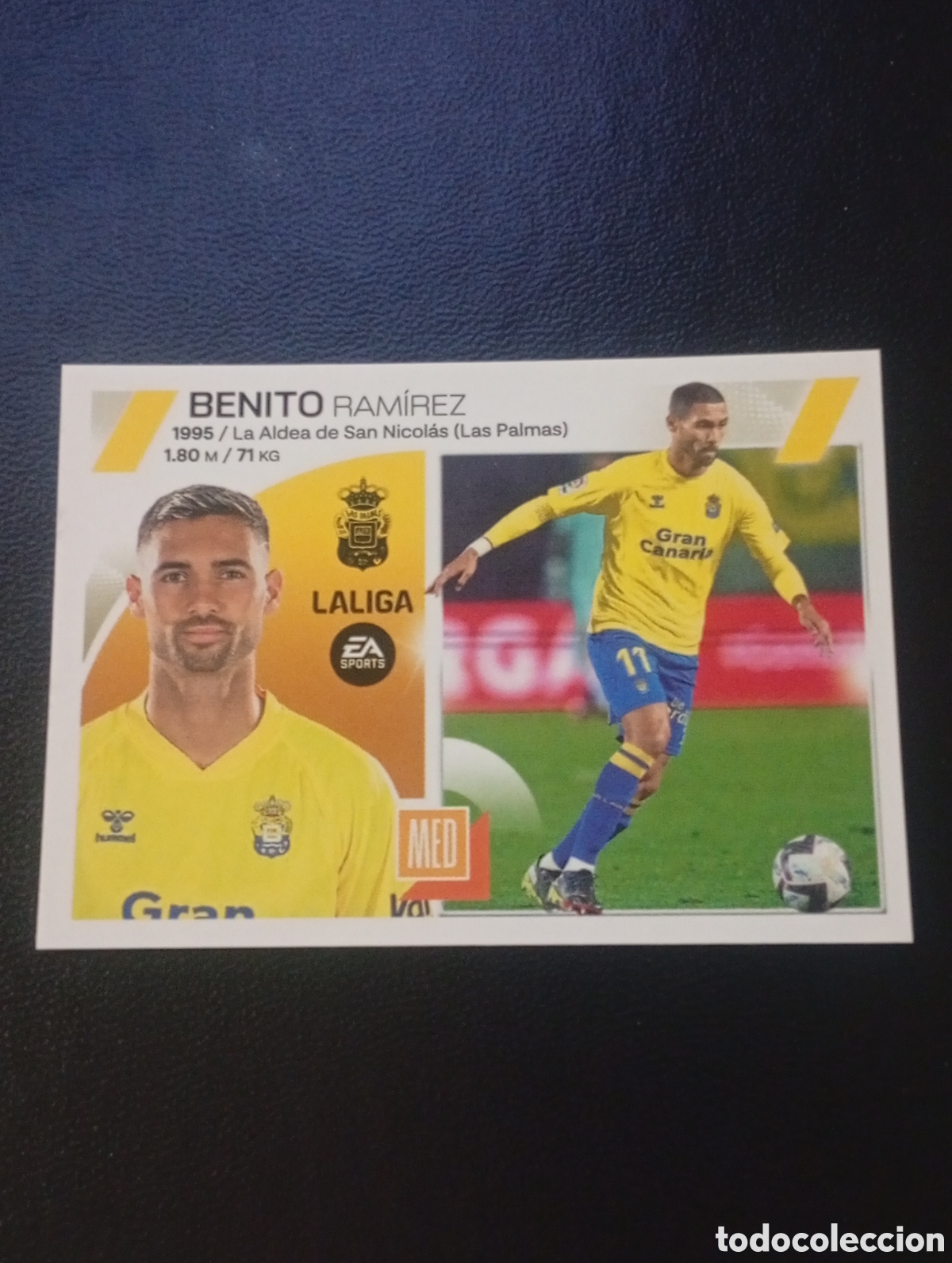 Football Stickers: 16b BENITO LAS PALMAS EDITORIAL LA LIGA ESTE PANINI 2023 2024 24 CROMOS STICKERS 16 B