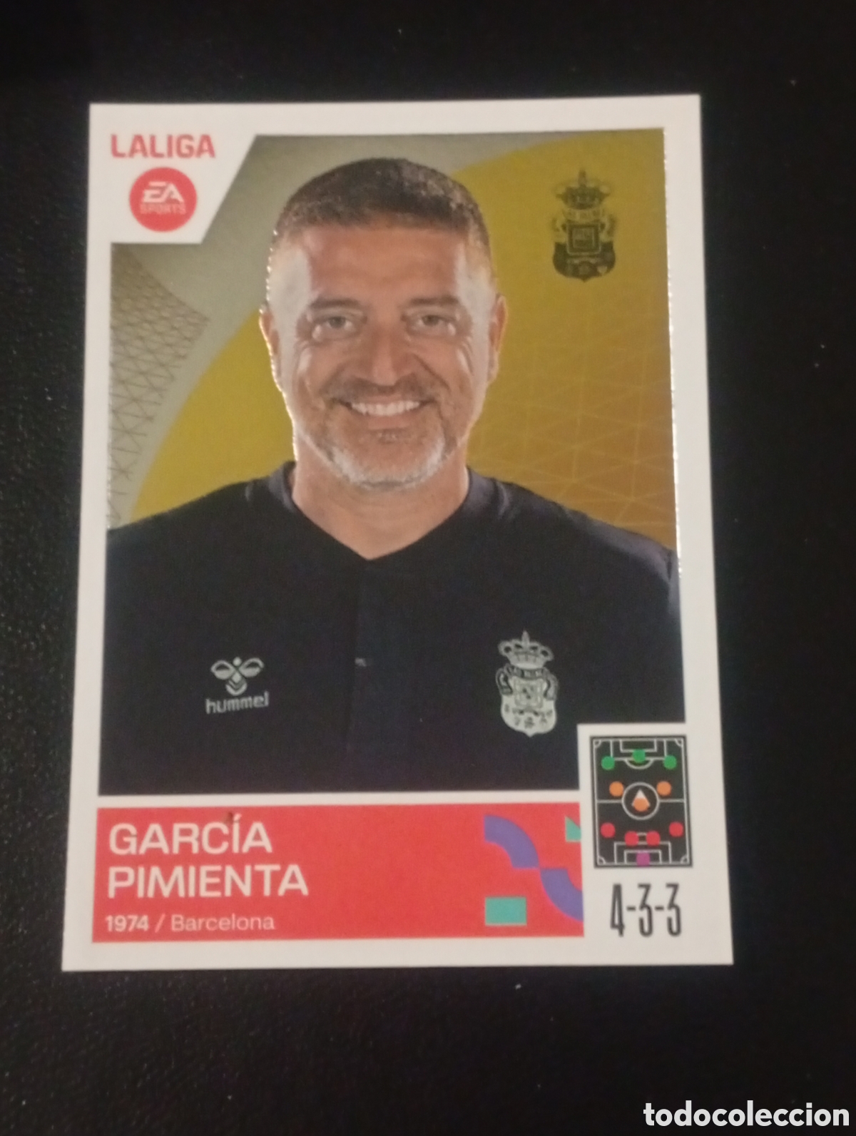 Figurine di Calcio: 2 entrenador GARCIA PIMIENTA LAS PALMAS EDITORIAL LA LIGA ESTE PANINI 2023 2024 24 CROMOS STICKERS