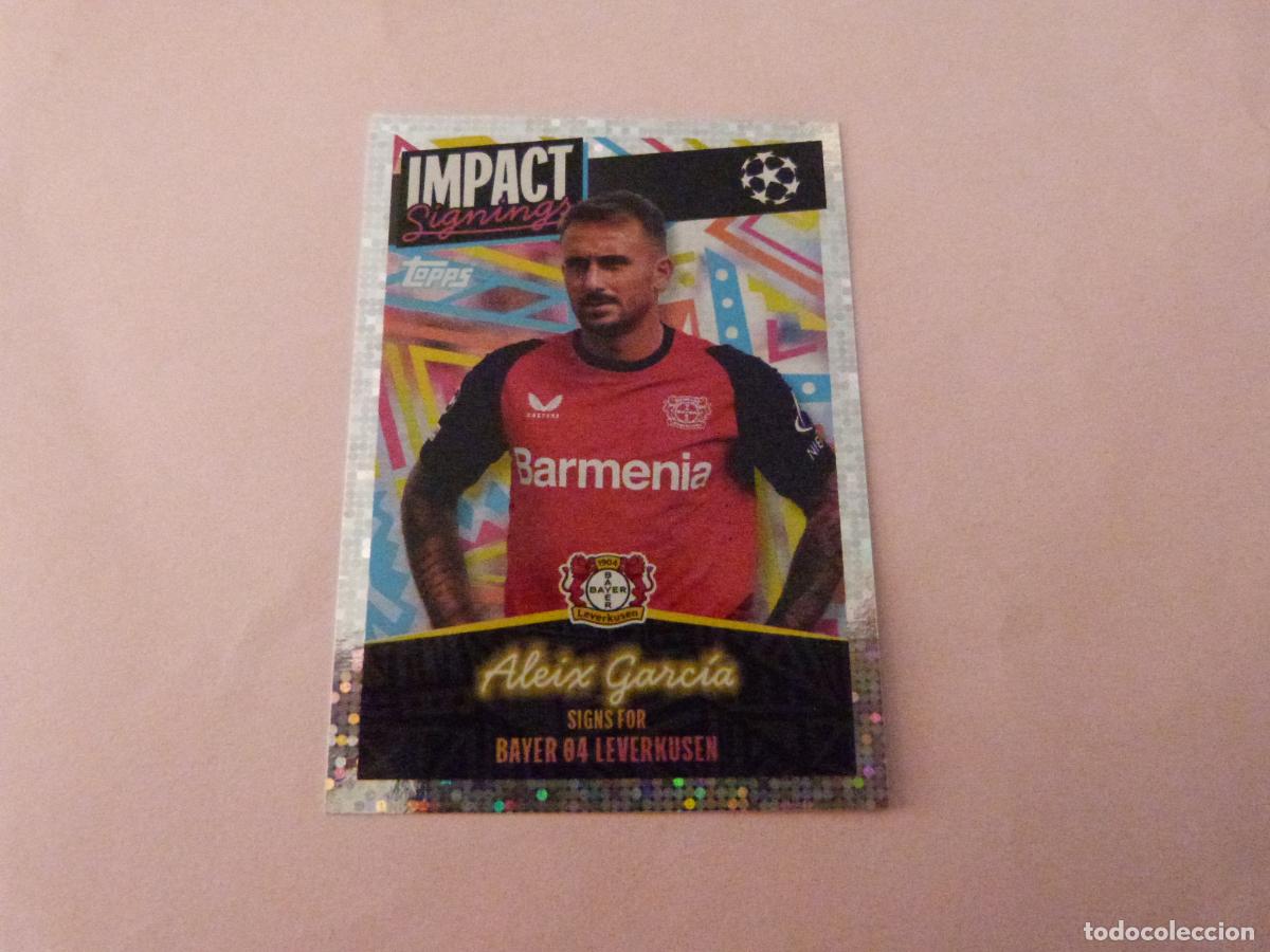 Cromos de F&uacute;tbol: CROMO FUTBOL GARCIA BAYER 04 LEVERKUSEN SIN PEGAR N&ordm; 409 CHAMPIONS LEAGUE 2024-2025/24-25 TOPPS