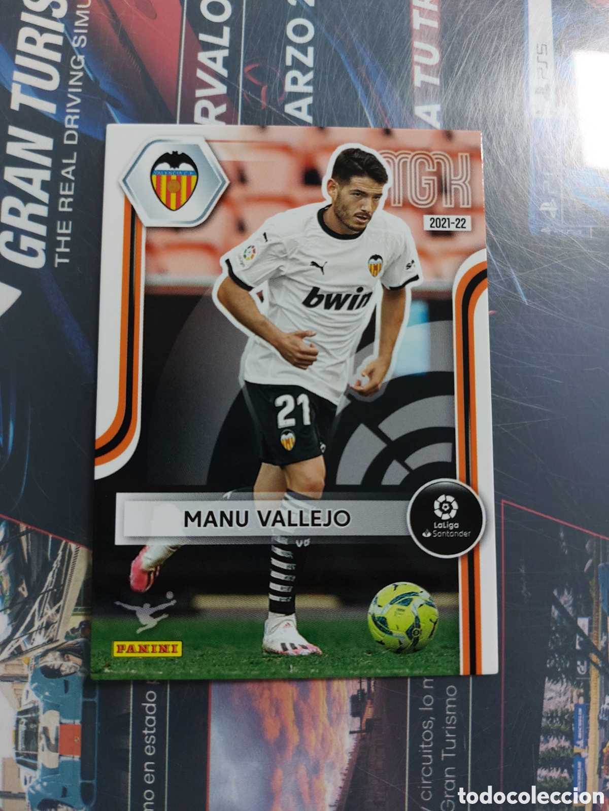 Cartes &agrave; collectionner de Football: 342 MANU VALLEJO DEL VALENCIA 21 22 MGK 2021 2022 MEGACRACKS PANINI