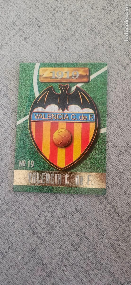 Cromos de Futebol: 19 escudo Valencimundicromo 1997 1996 97 96 sin pegar